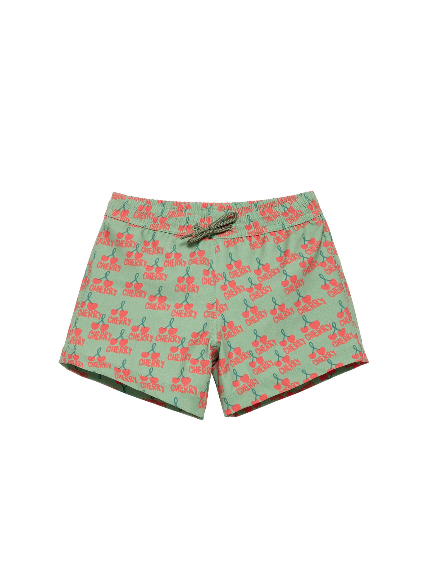 PRINCIPEZINHO KIDS SWIM SHORTS | CHERRY GREEN
