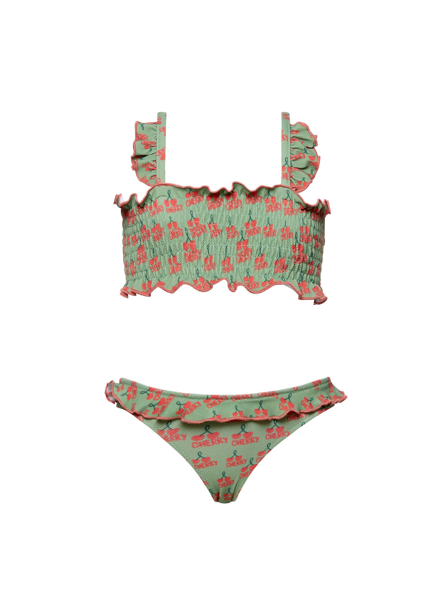 NALA KIDS BIKINI | CHERRY GREEN