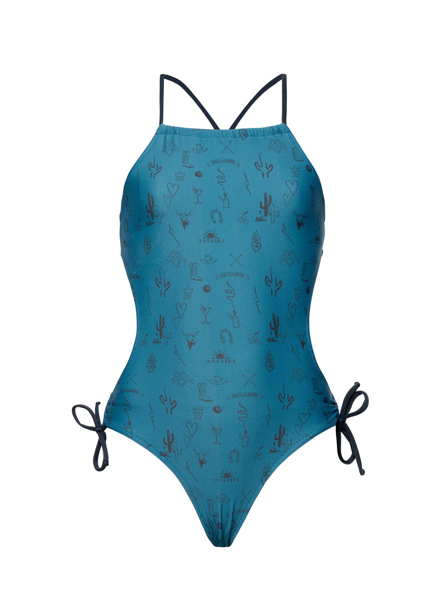 JANE KIDS SWIMSUIT | BLUE TATTOOS