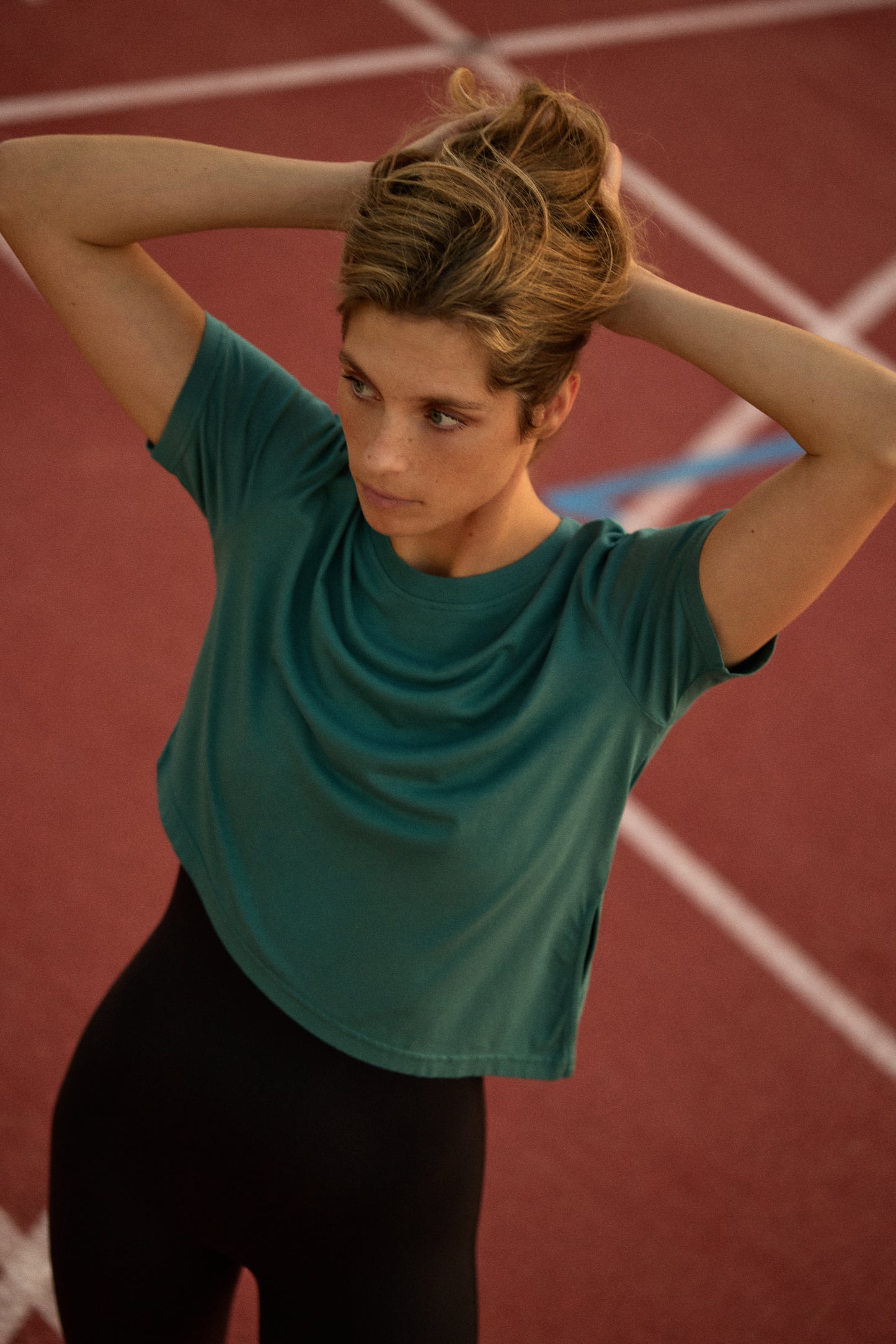 ON REPEAT TEE | TEAL