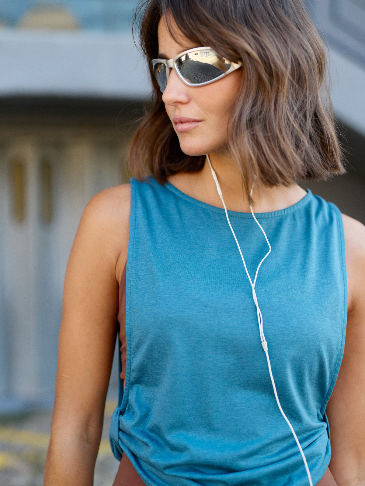 QUICK FIX TOP | BLUE TEAL