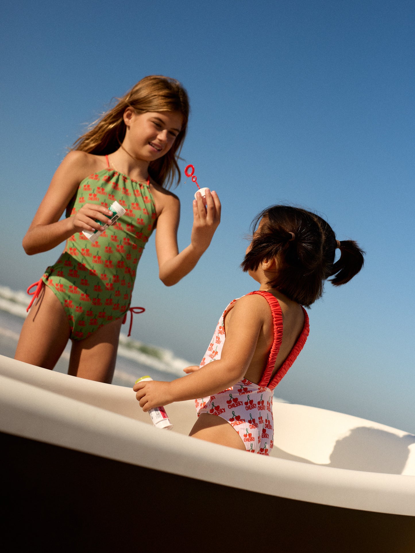 JANE KIDS SWIMSUIT | CHERRY GREEN
