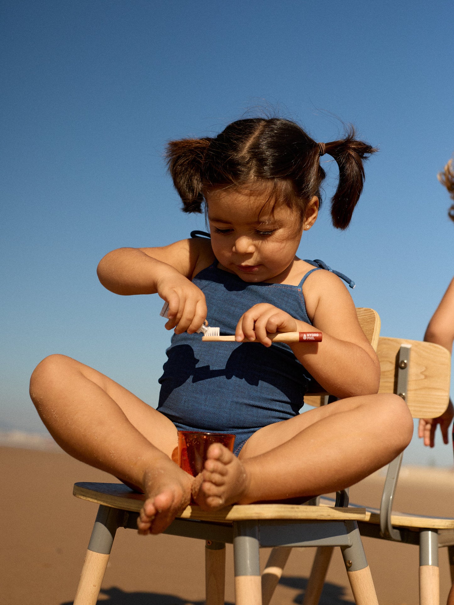BOO KIDS SWIMSUIT | BLUE DENIM