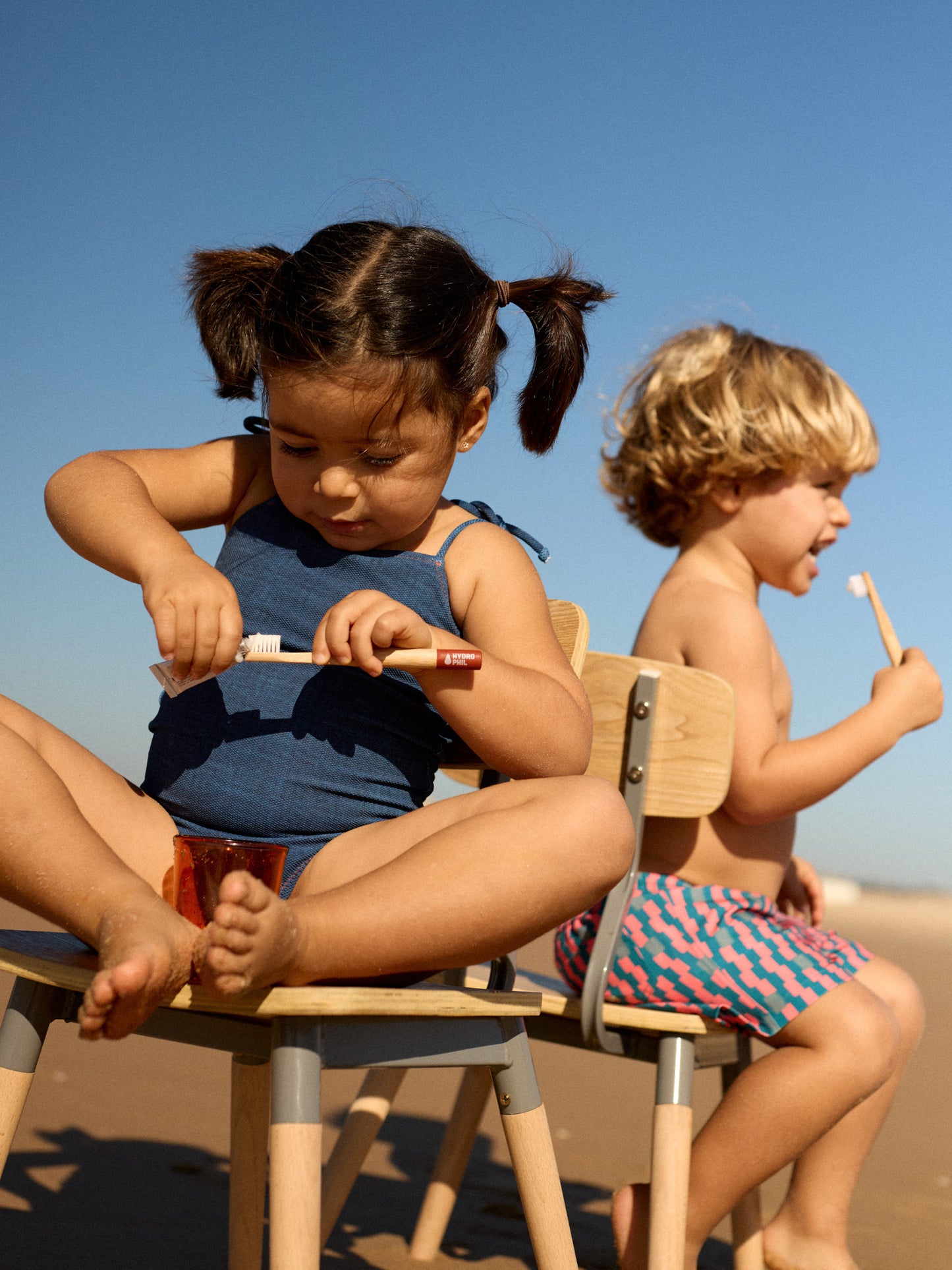 BOO KIDS SWIMSUIT | BLUE DENIM