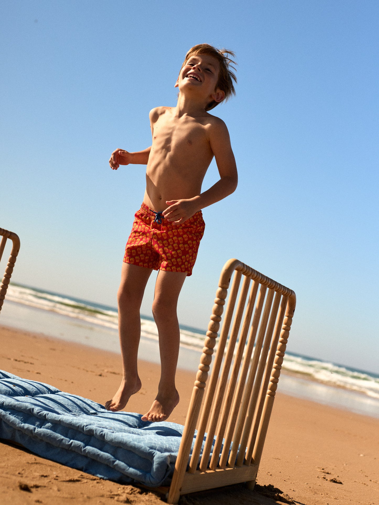 PRINCIPEZINHO KIDS SWIM SHORTS | POPCORN