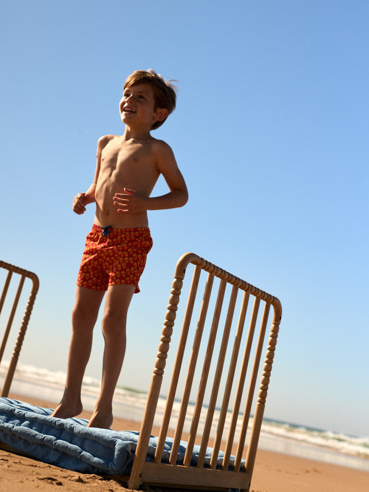 PRINCIPEZINHO KIDS SWIM SHORTS | POPCORN