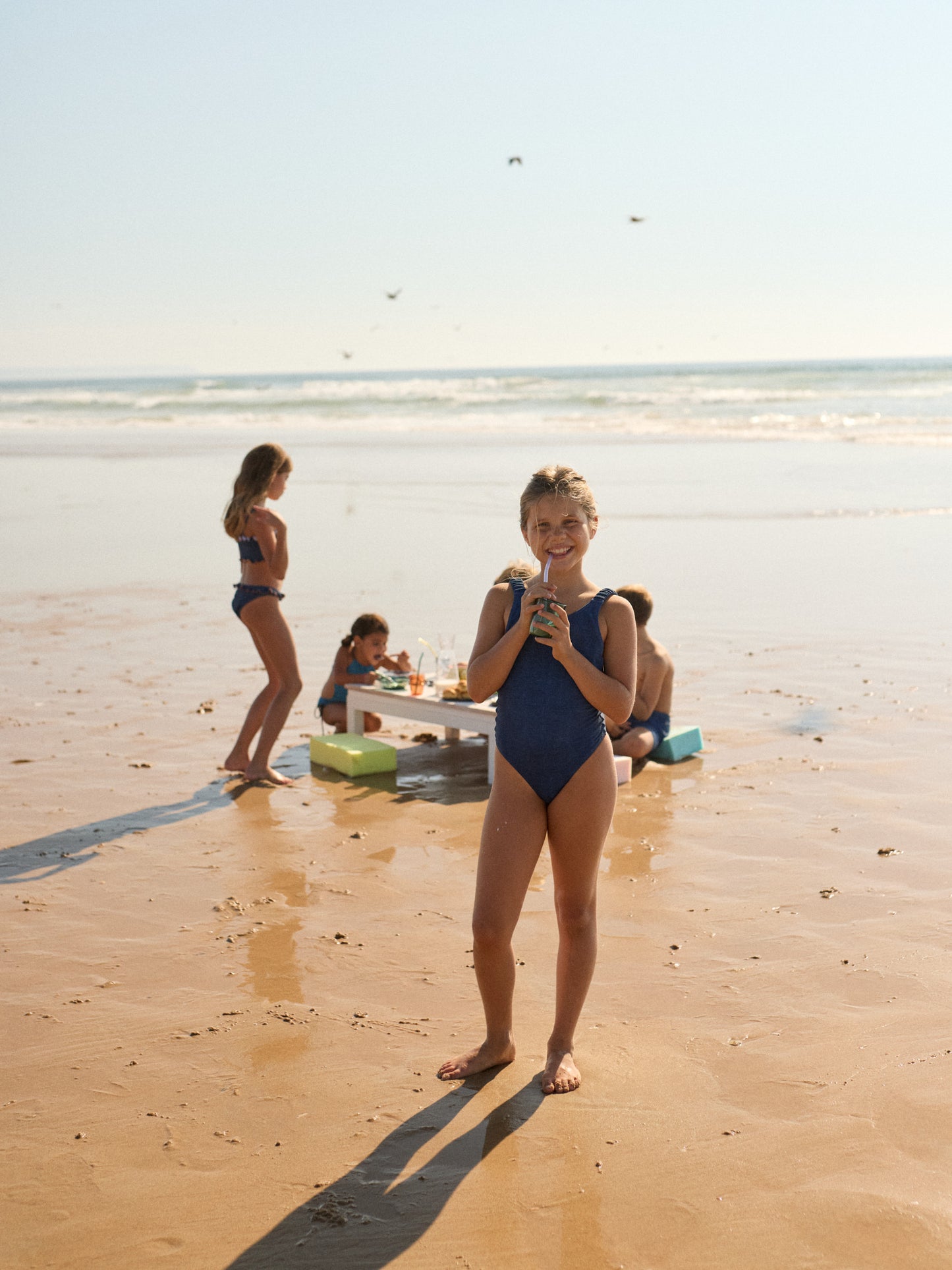 MOGLI KIDS SWIMSUIT | BLUE DENIM