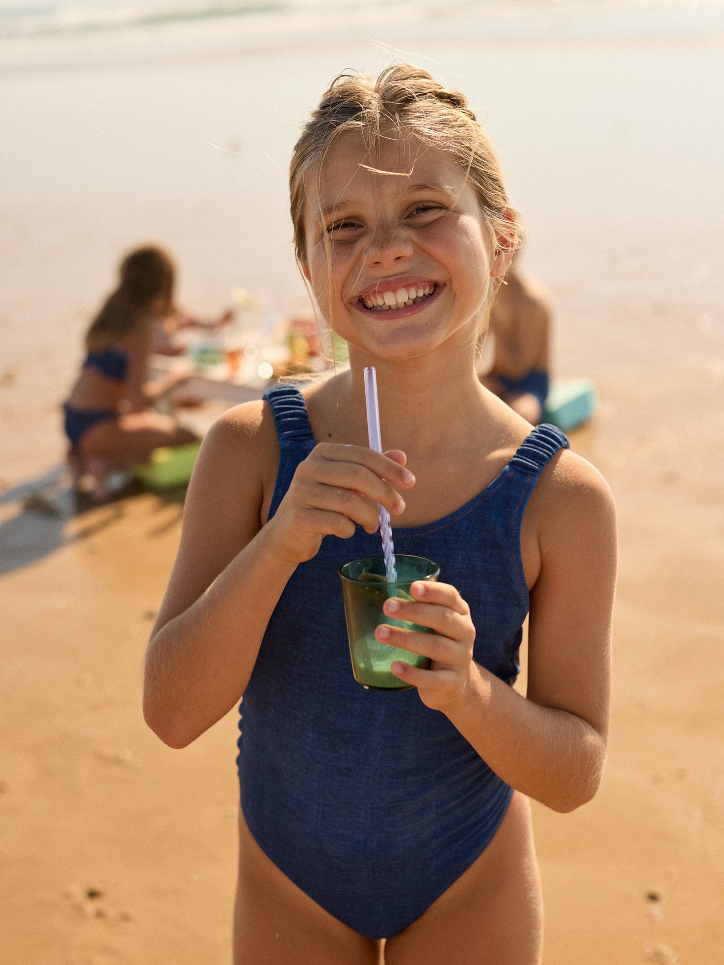 MOGLI KIDS SWIMSUIT | BLUE DENIM