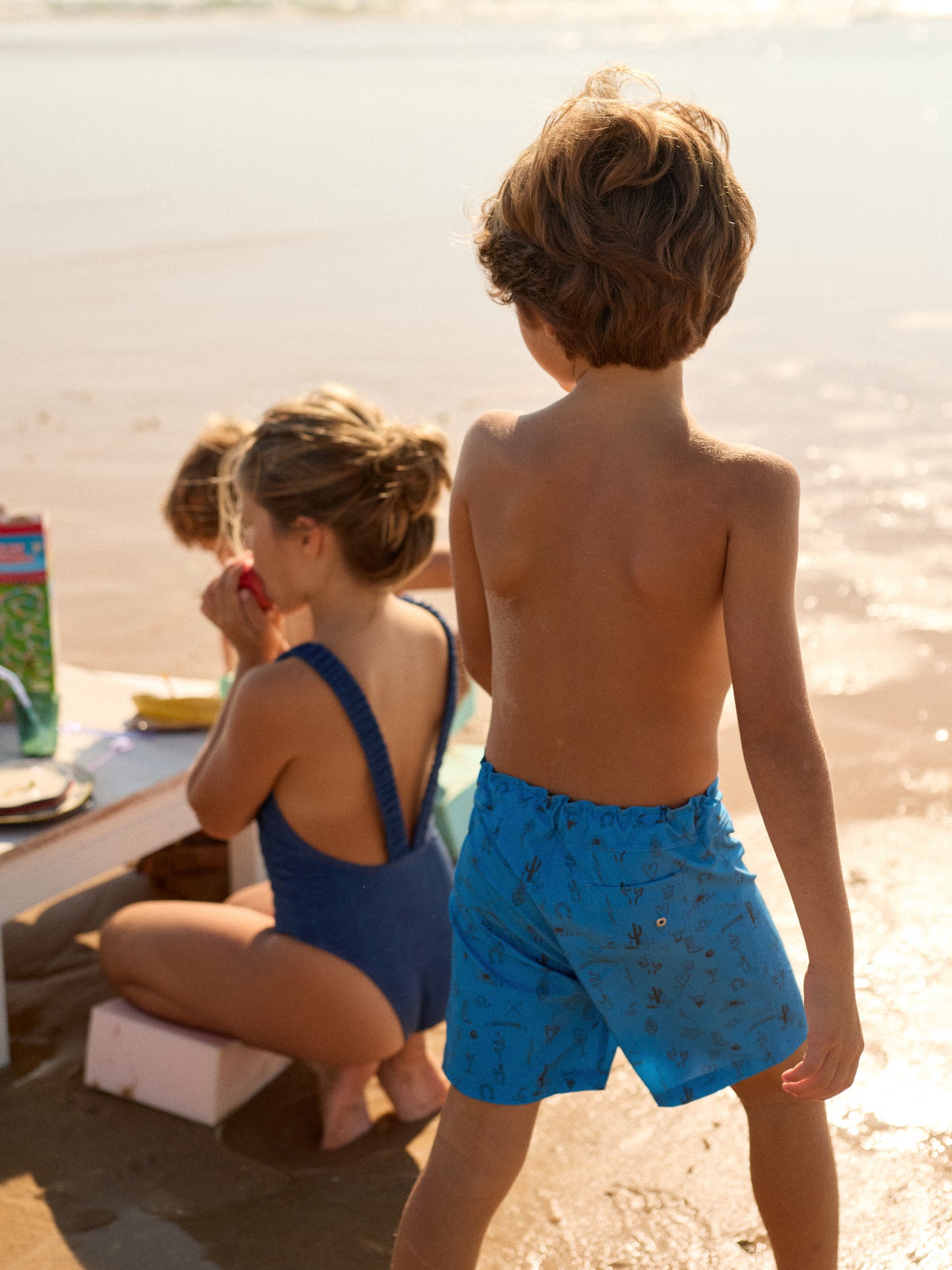 MOGLI KIDS SWIMSUIT | BLUE DENIM