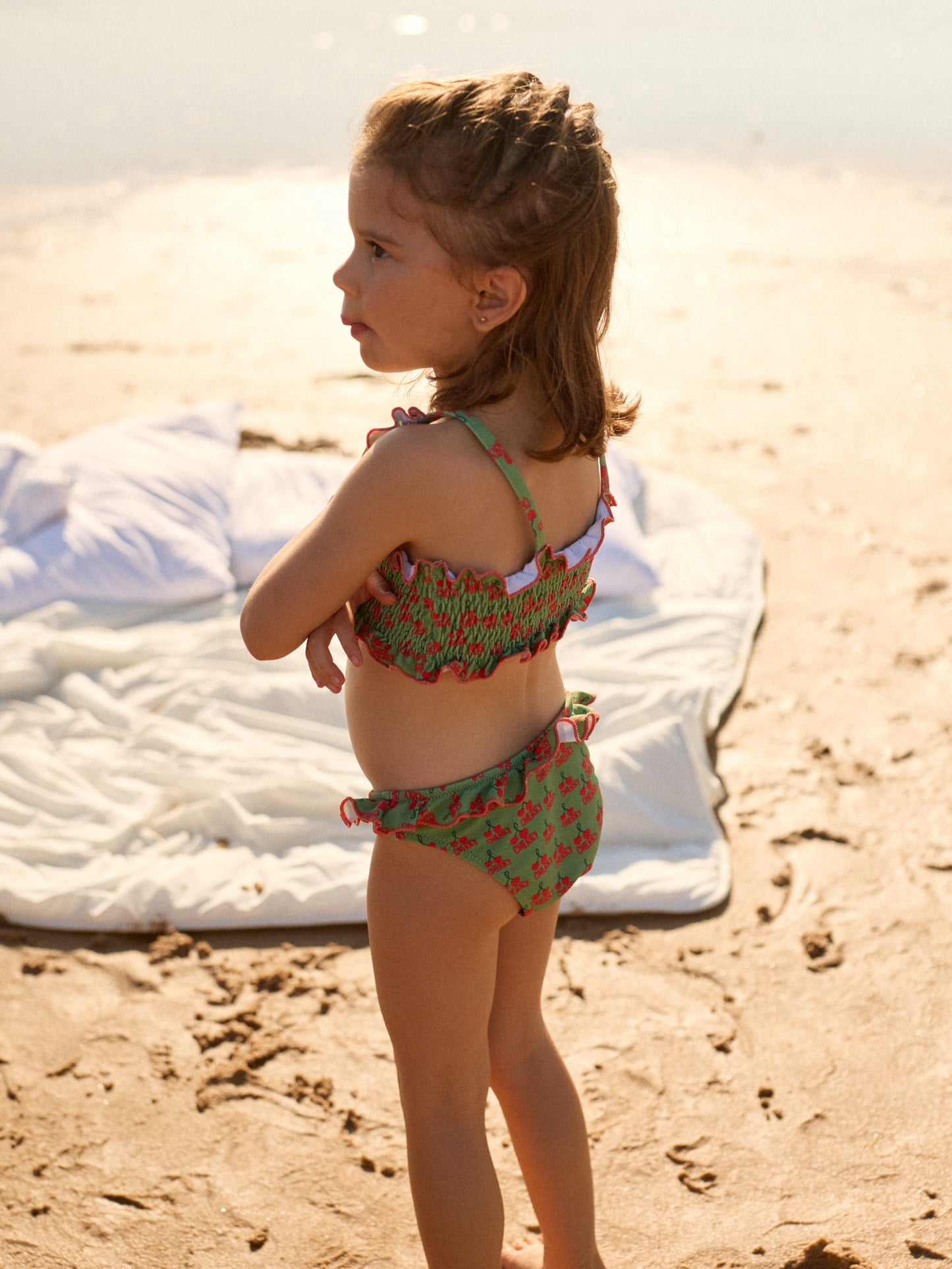 NALA KIDS BIKINI | CHERRY GREEN