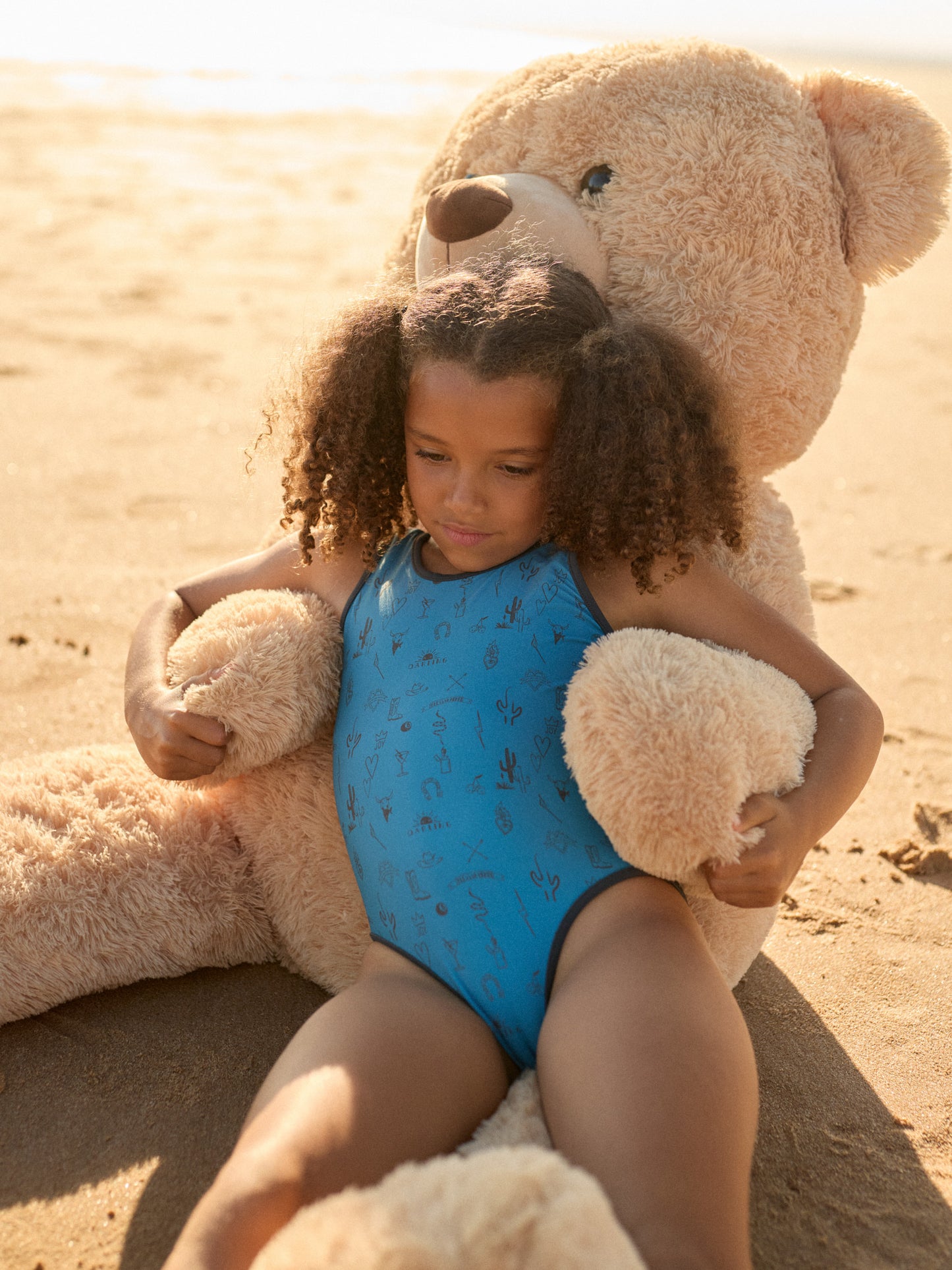 WENDY KIDS SWIMSUIT | BLUE TATTOOS