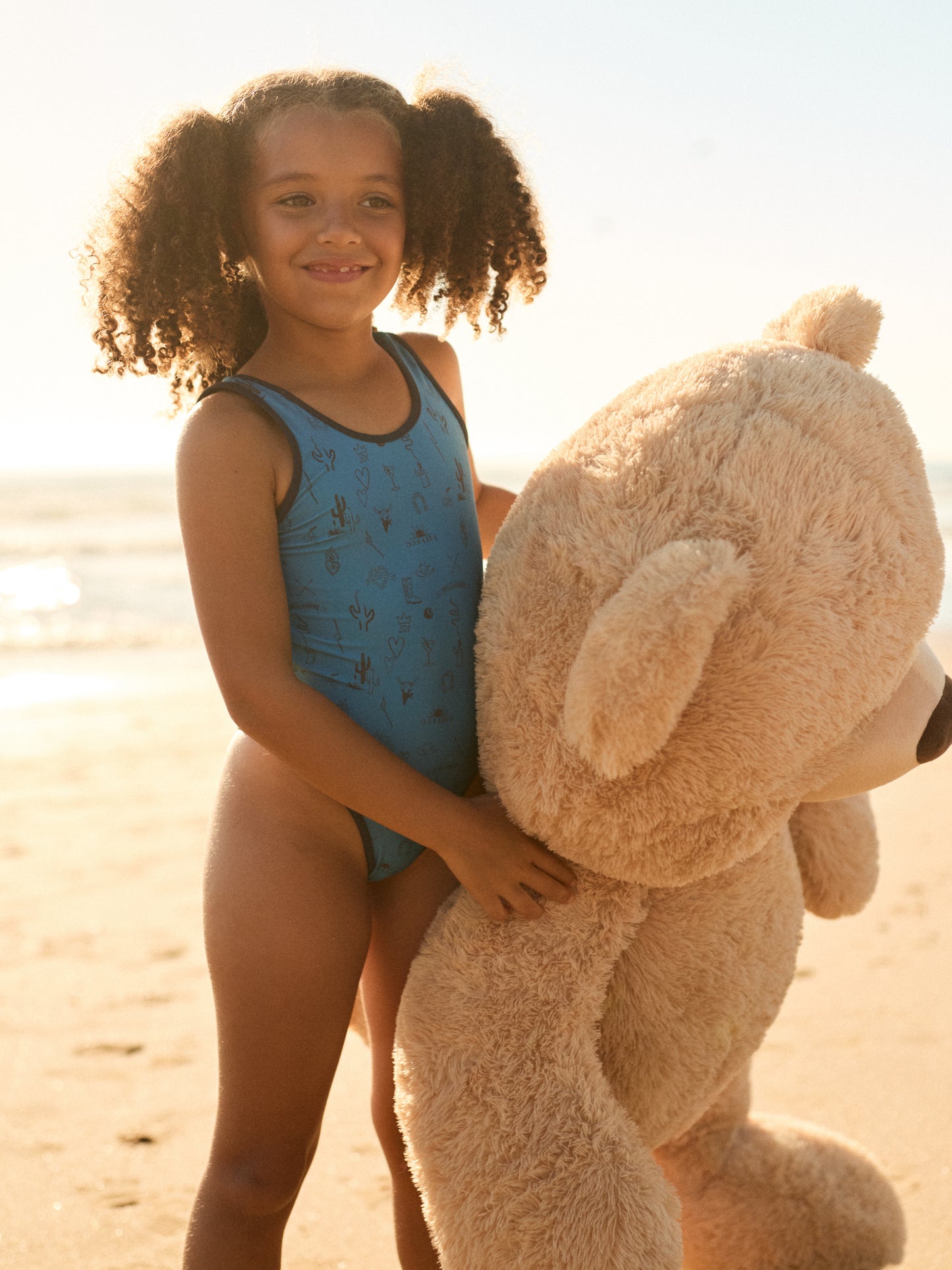 WENDY KIDS SWIMSUIT | BLUE TATTOOS