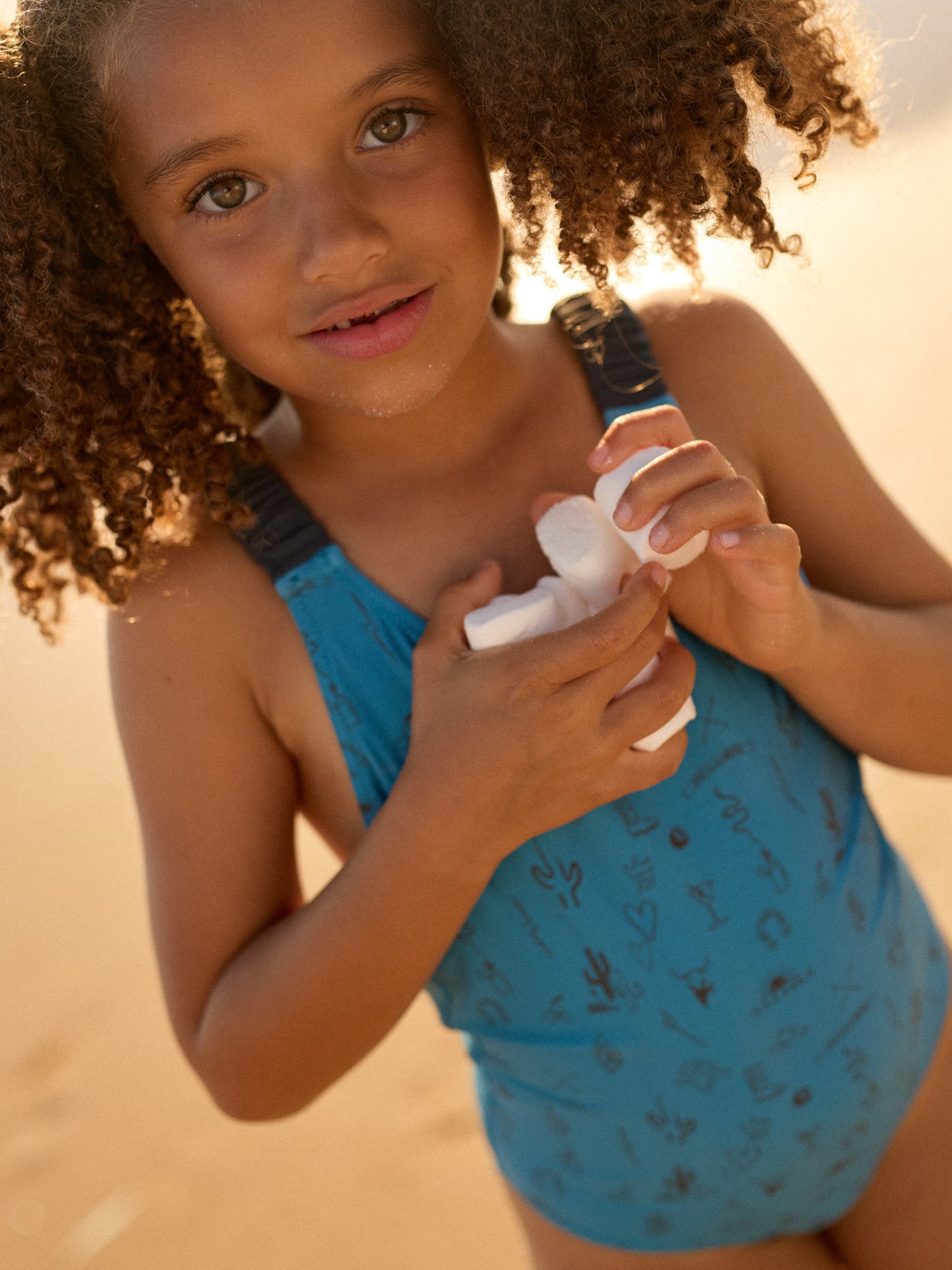 MOGLI KIDS SWIMSUIT | BLUE TATTOOS