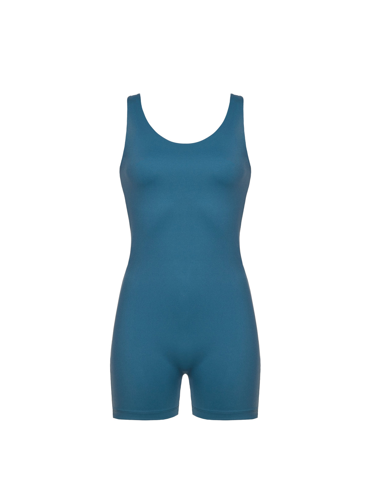 SCULPT JUMPSUIT | BLUE TEAL