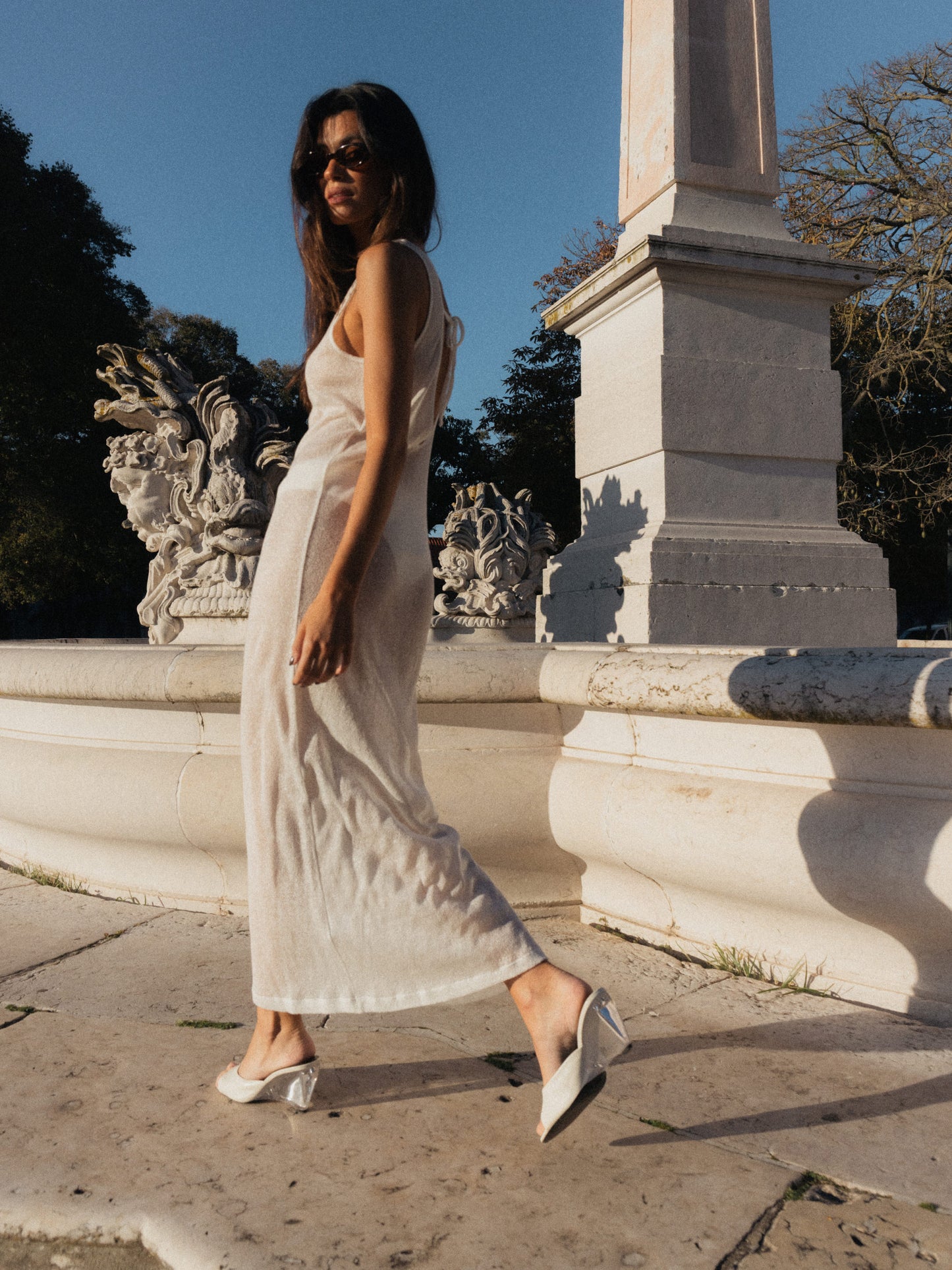 THE AFTERPARTY KAFTAN I SALTY WHITE