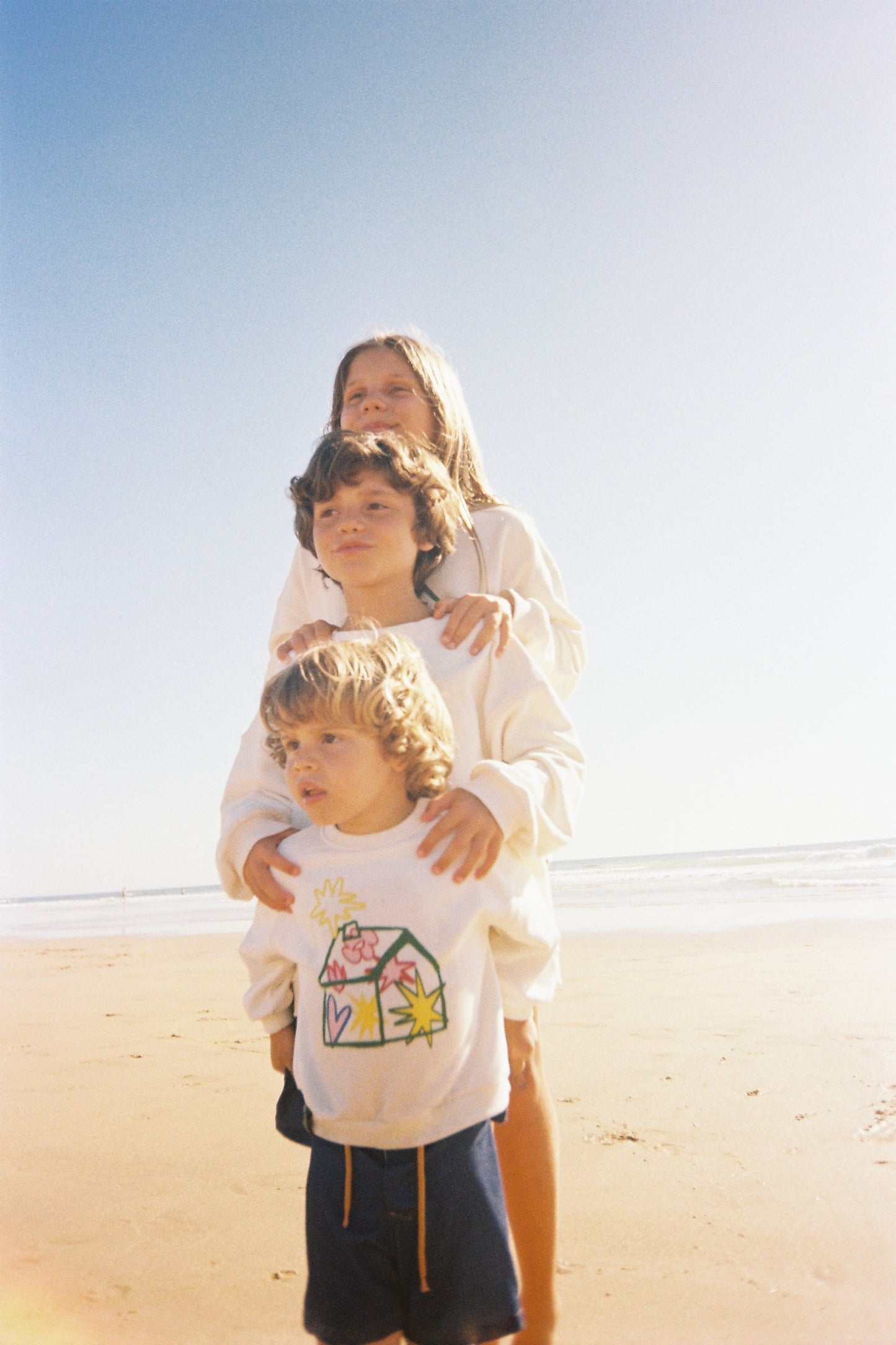 RAÍZES KIDS SWEATSHIRT | OFF-WHITE