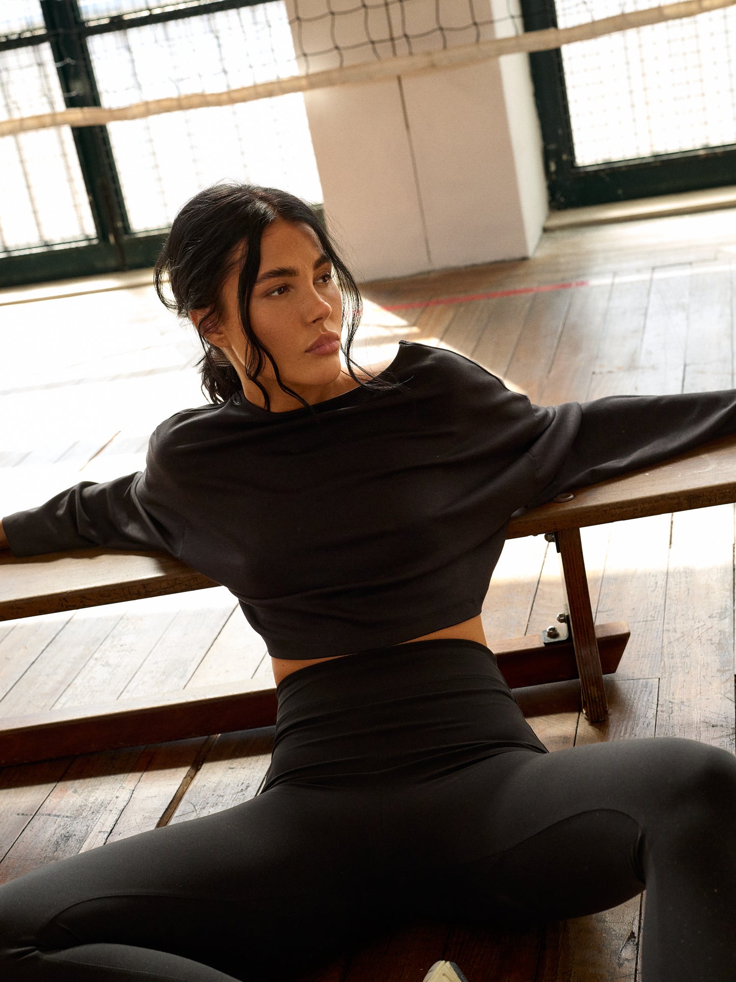 LAYER UP LONG SLEEVE | MIDNIGHT BLACK