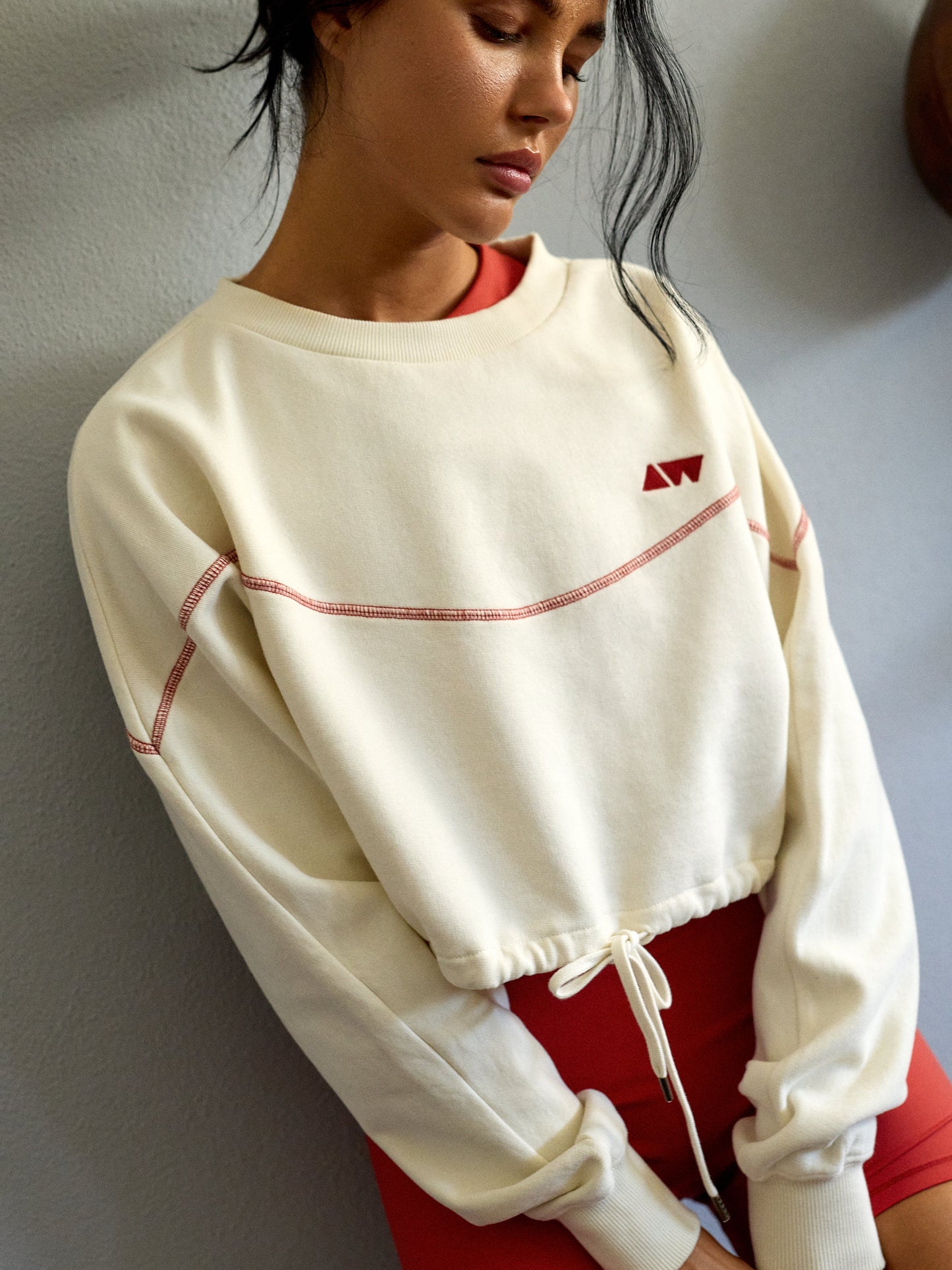 KEEP UP SWEATER | FROSTY WHITE