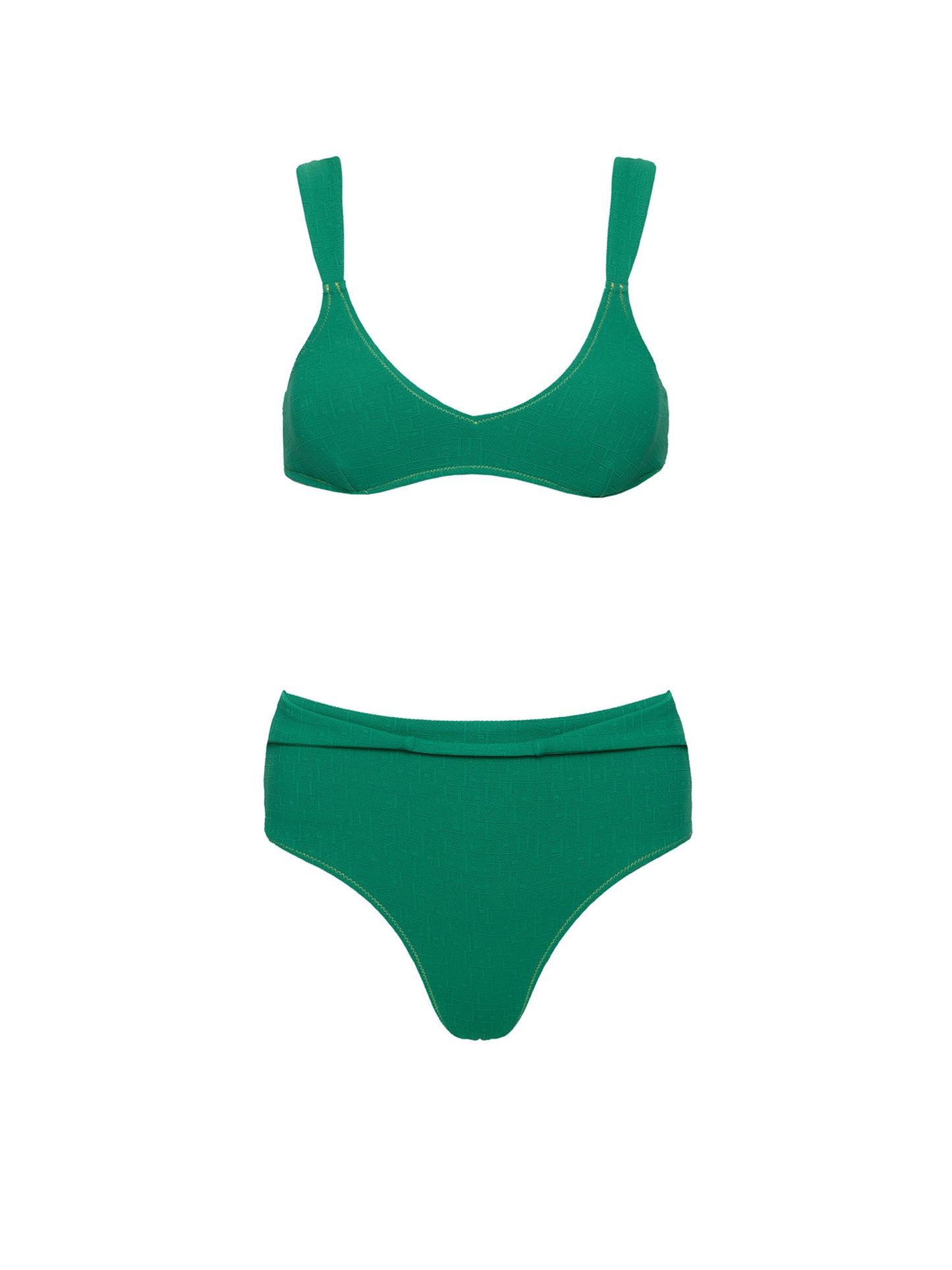 MINHA NOSSA HIGH-WAISTED BIKINI | MEAN GREEN