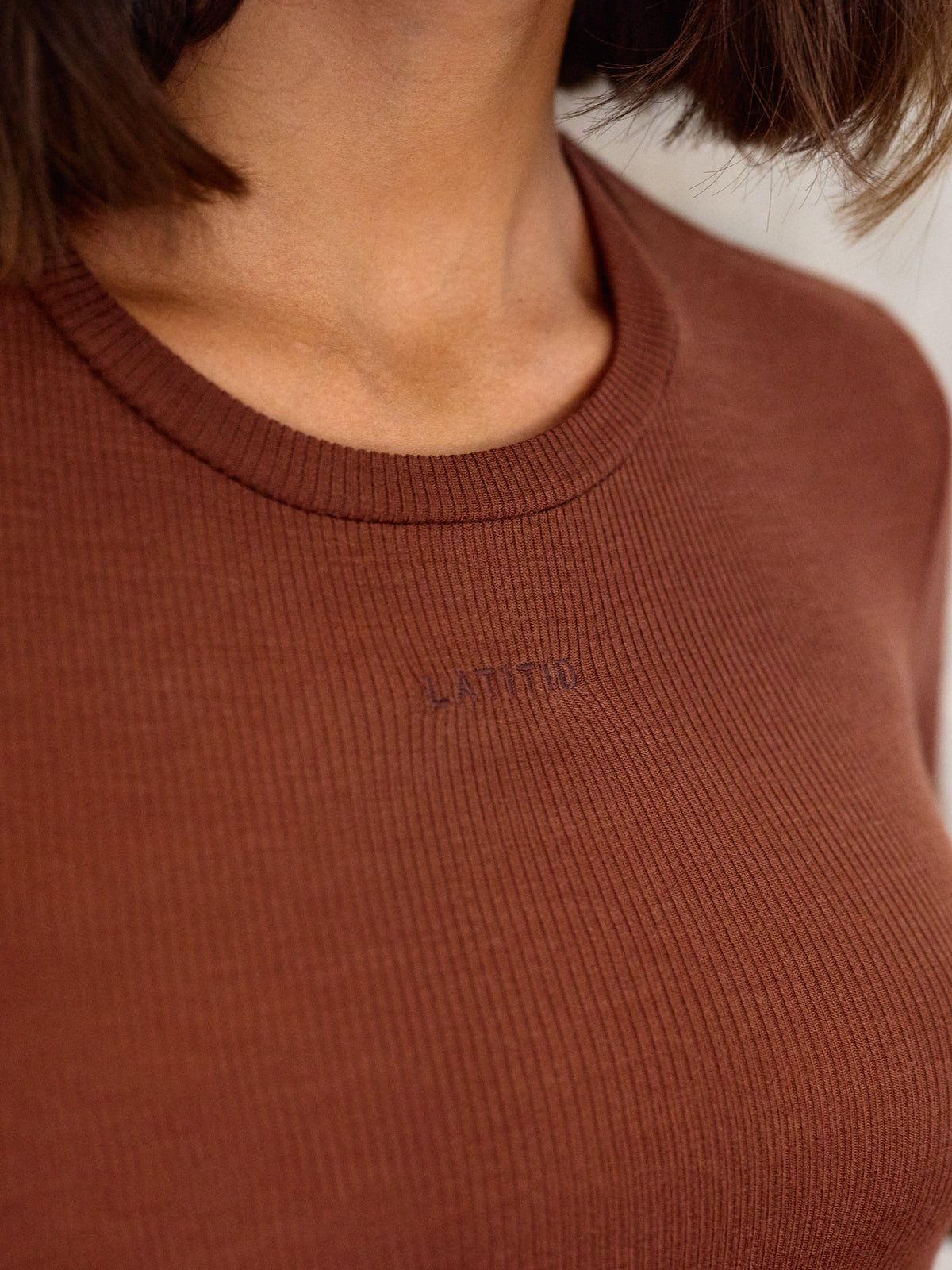 SECOND SKIN LONG SLEEVE | BROWN TIRAMISU