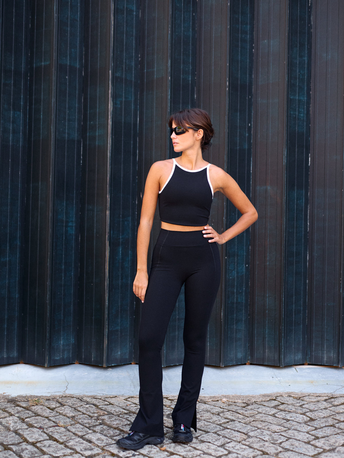 ALL DAY FLARE LEGGINGS | MIDNIGHT BLACK
