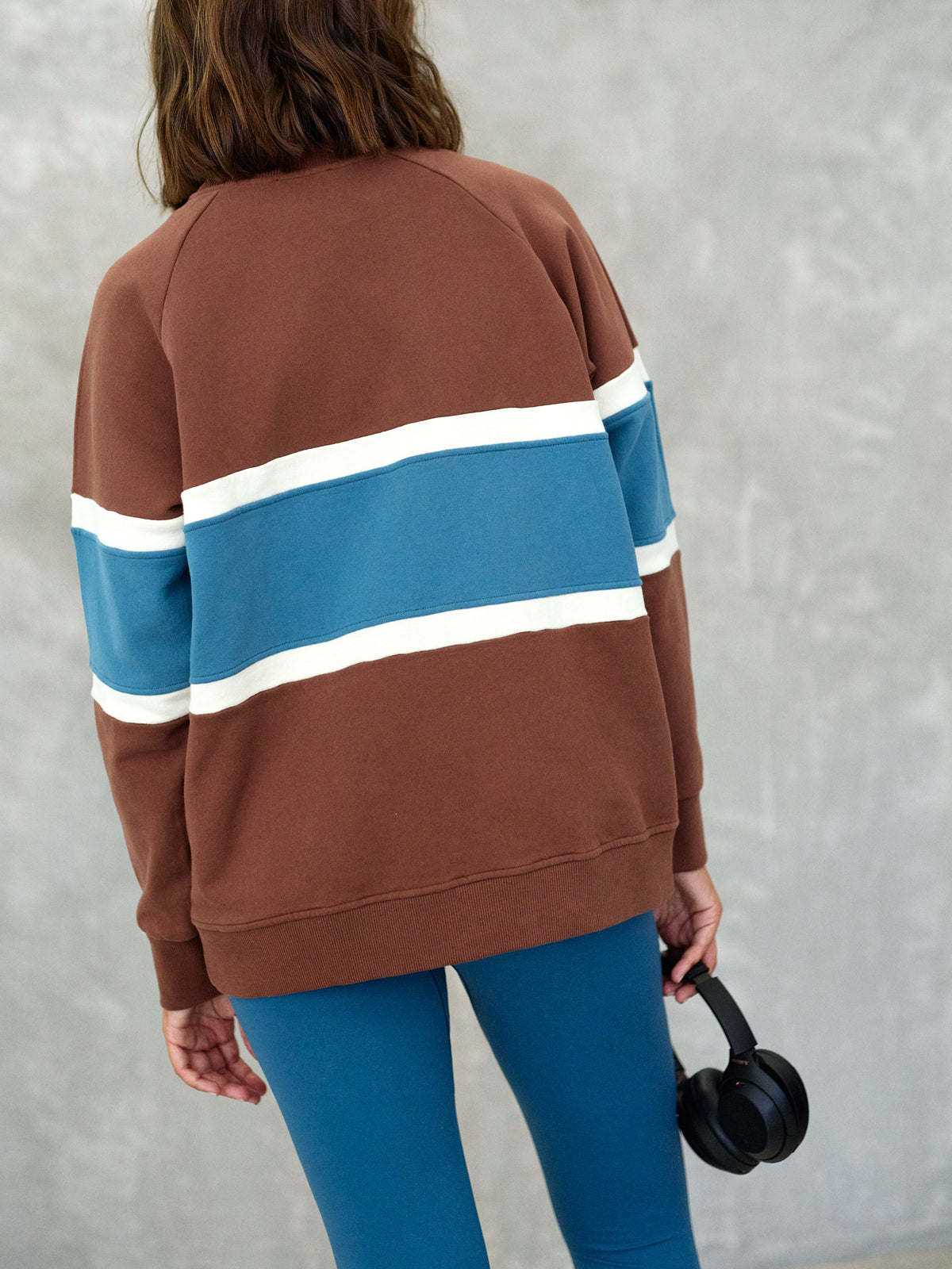 LATITID SWEATSHIRT | BROWN TIRAMISU