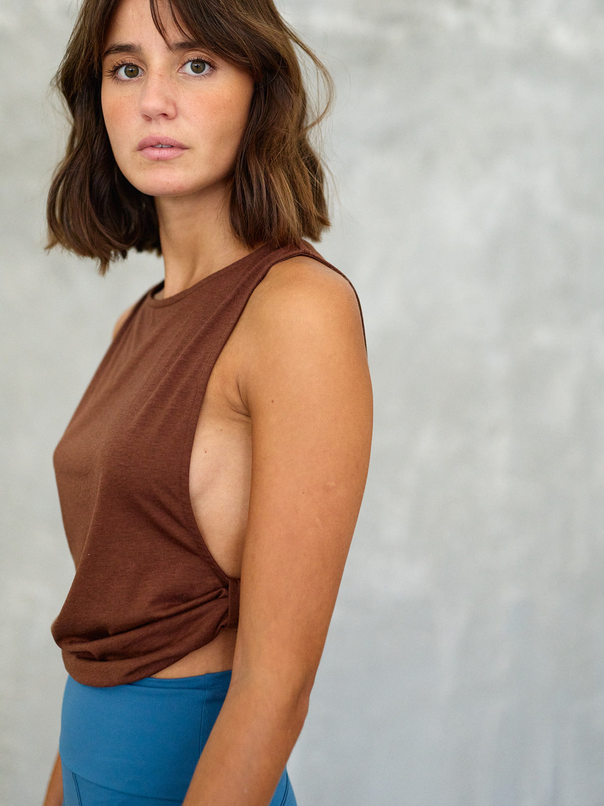 QUICK FIX TOP | BROWN TIRAMISU