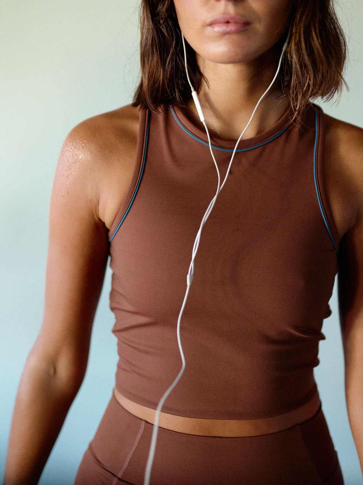 FOUNDATION TANK TOP | BROWN TIRAMISU