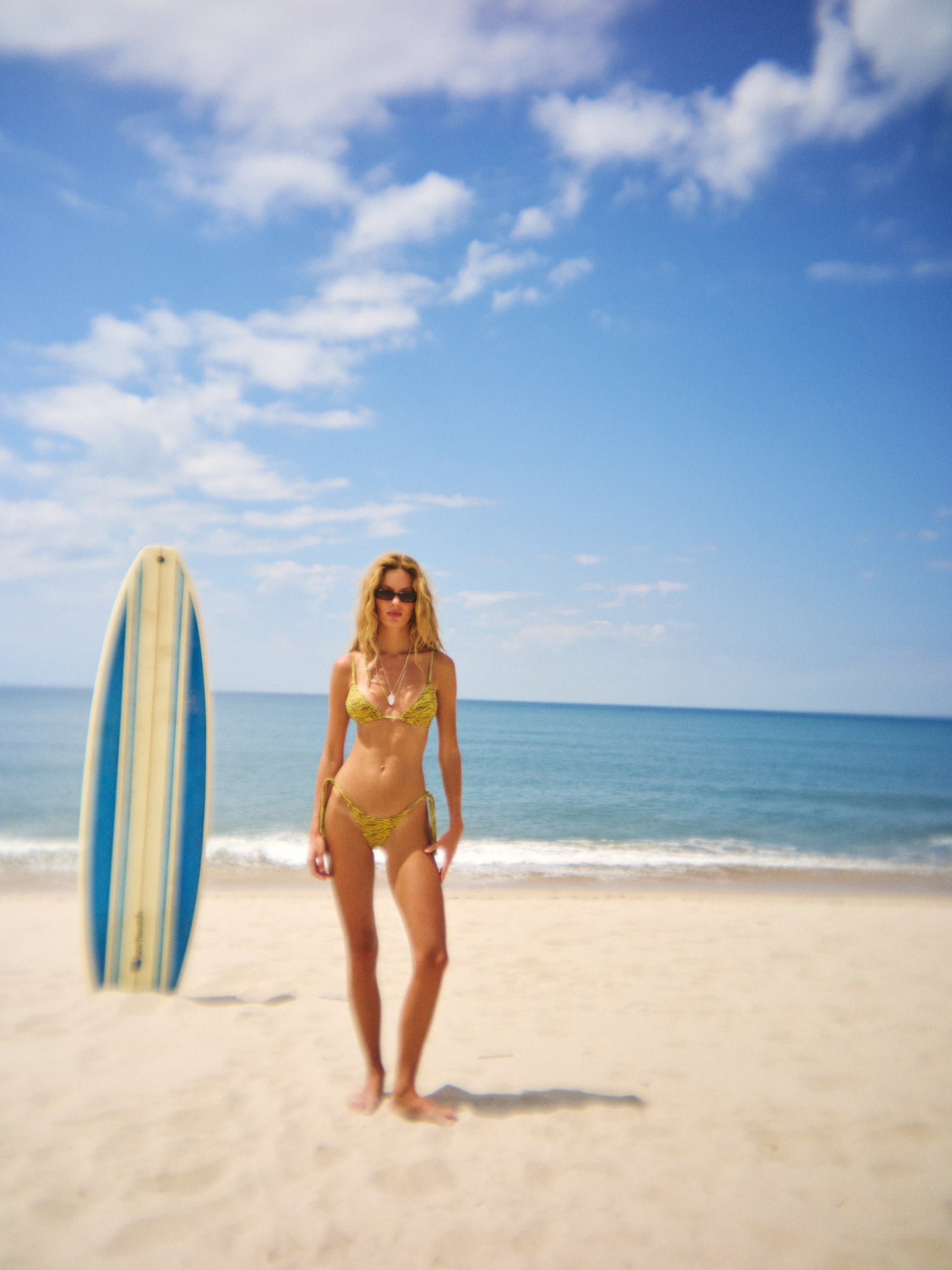 THE MARQUINHA TRIANGLE BEST-SELLER BIKINI | OLIVE ZEBRA