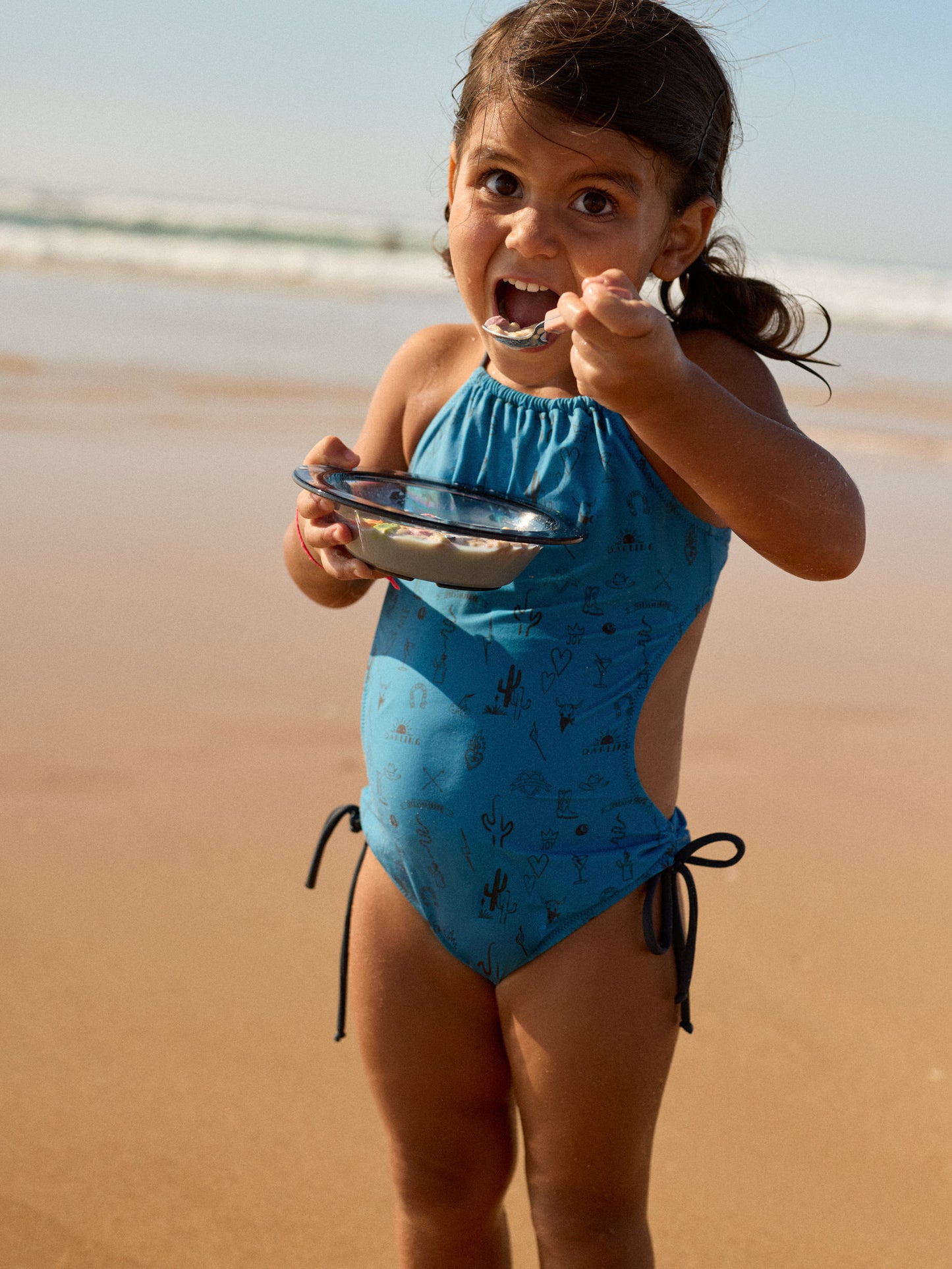 JANE KIDS SWIMSUIT | BLUE TATTOOS
