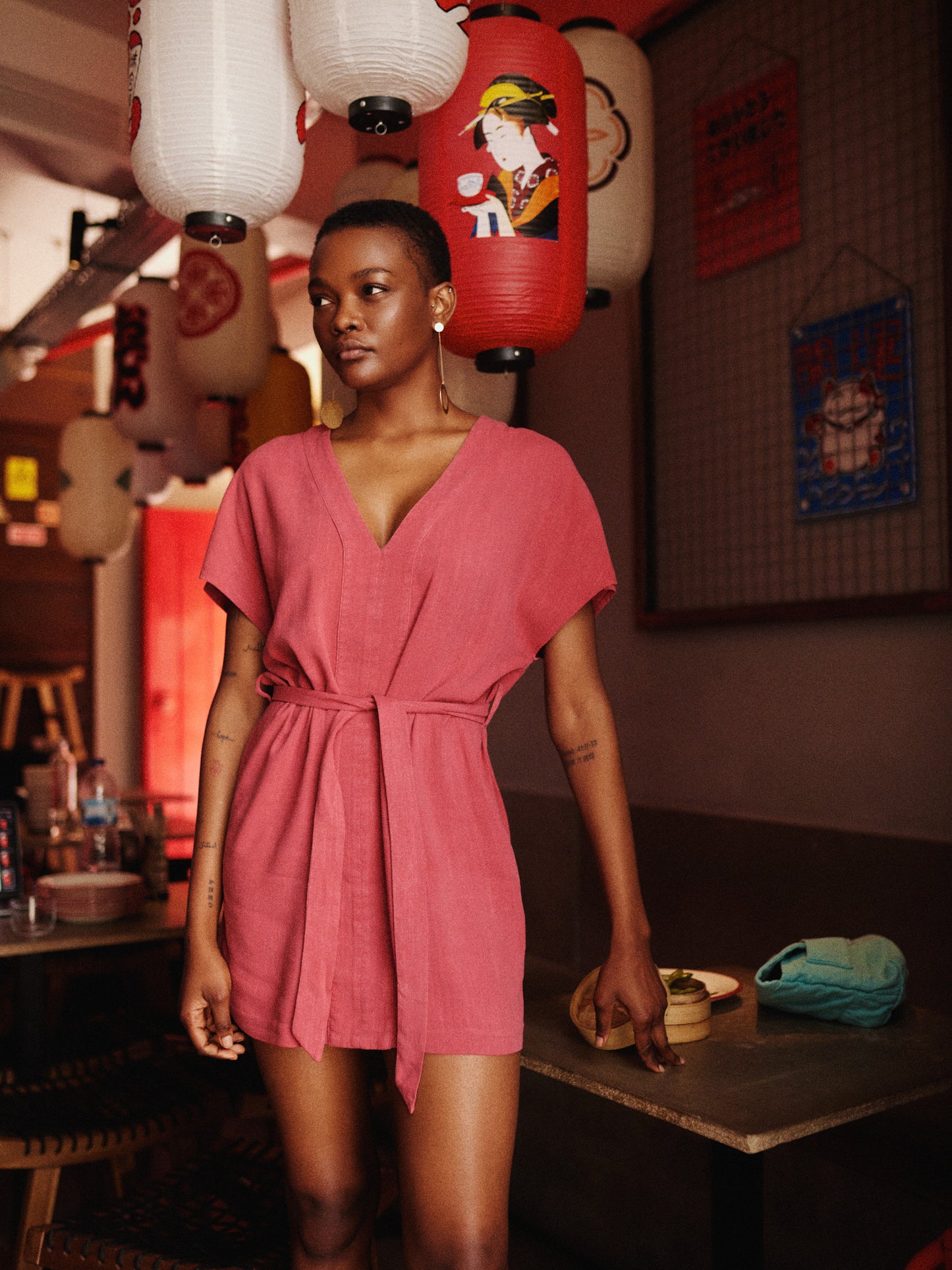 UMI DRESS | BERRY BOLD