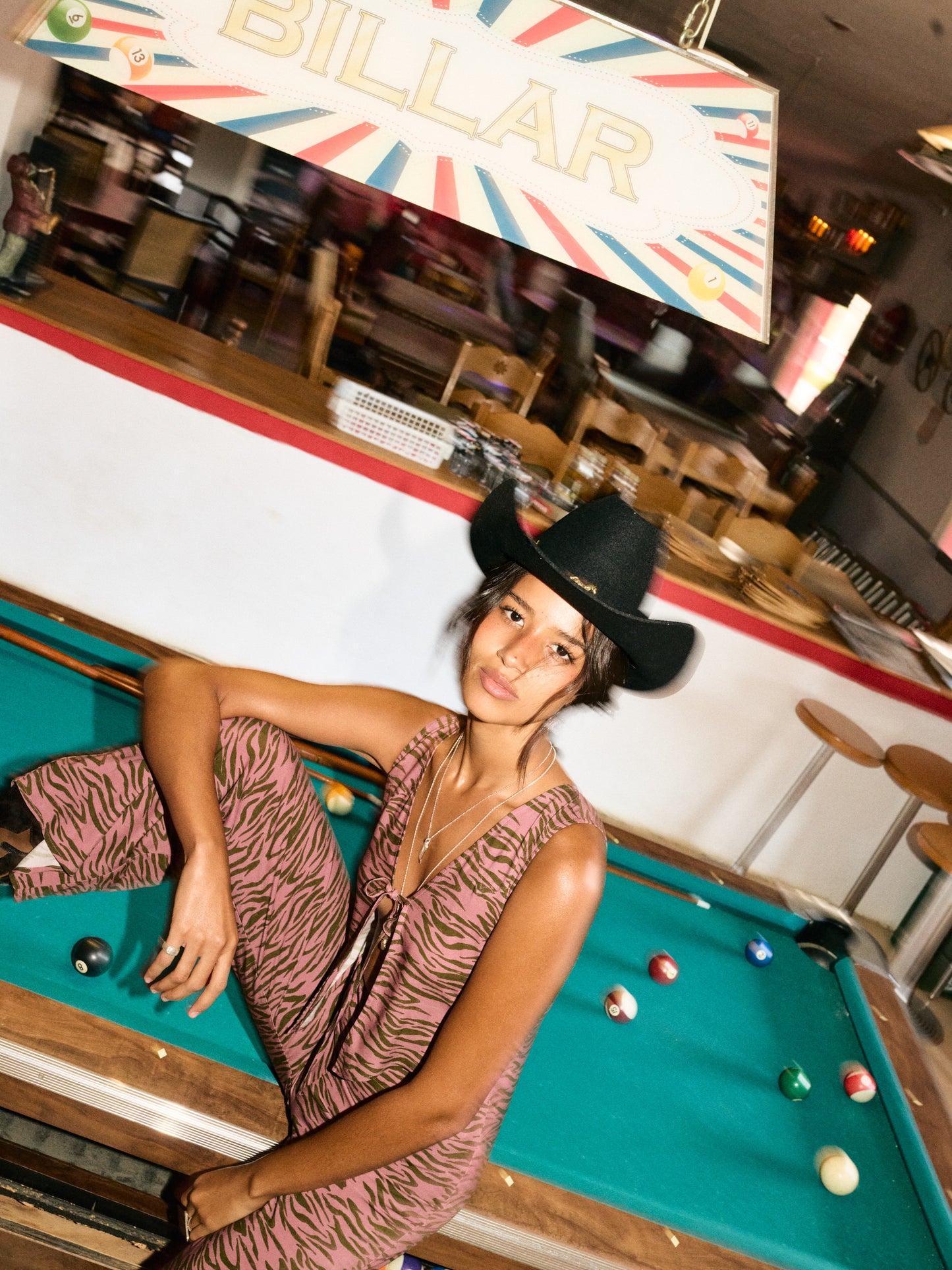 BUCKAROO JUMPSUIT | DARK ROSE ZEBRA