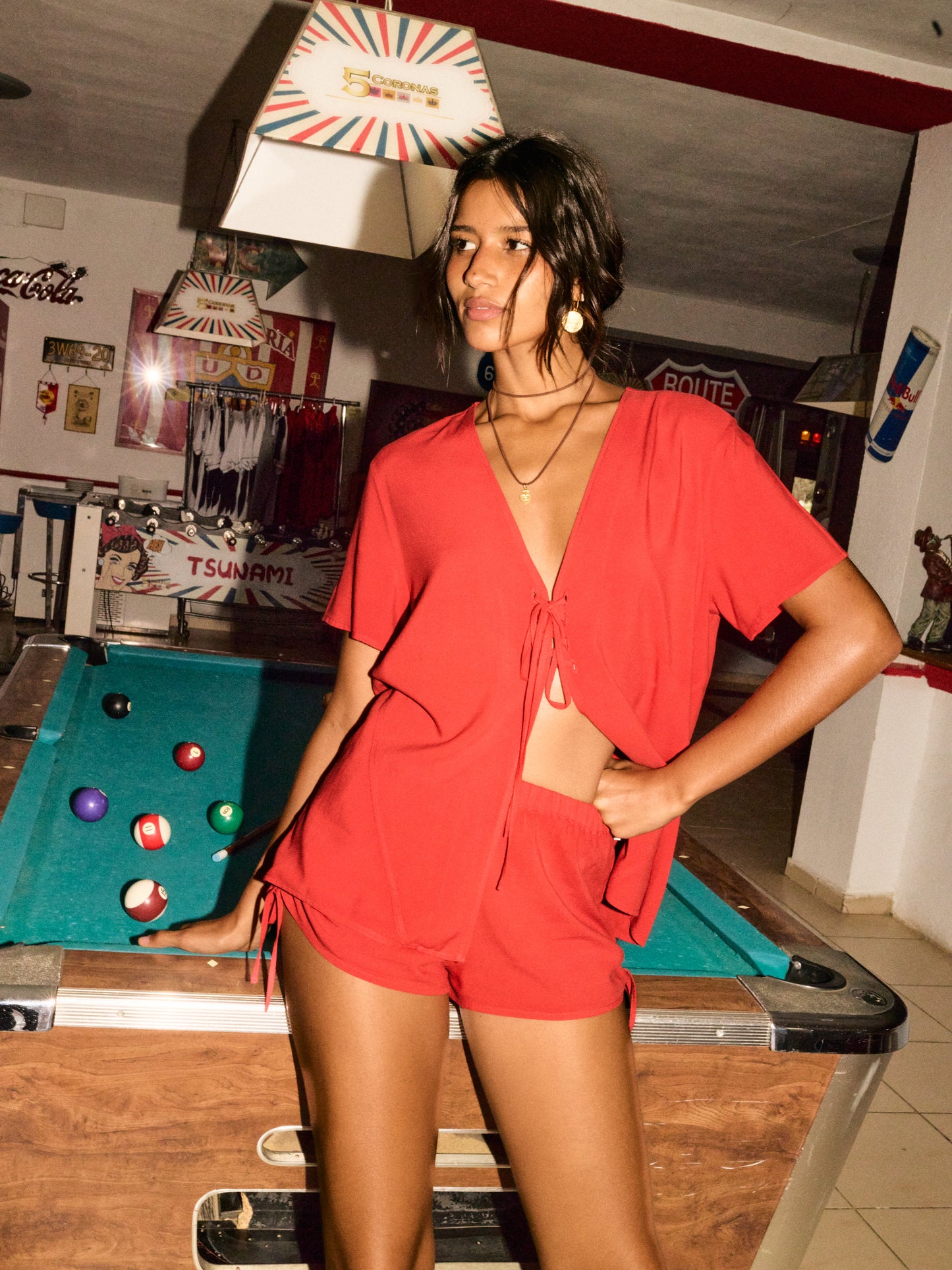 COUNTRY BLOUSE | TRUE RED