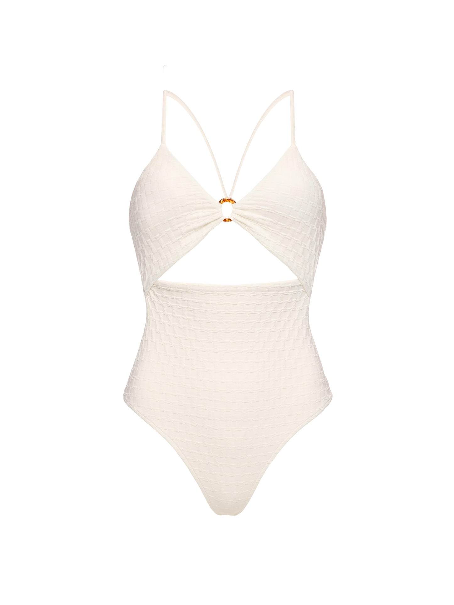 THE GETAWAY ONE-PIECE I SALTY WHITE 
