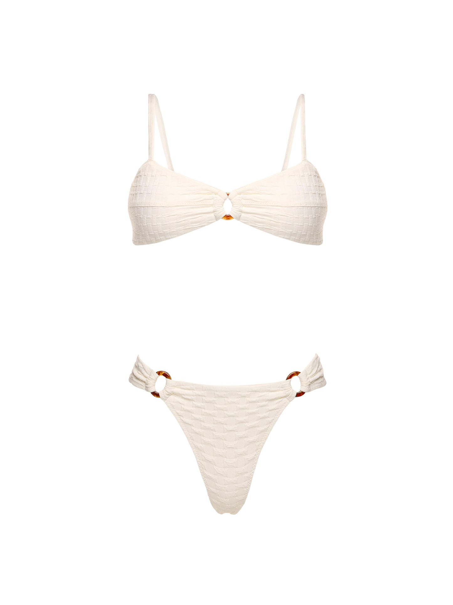 THE LOW-WAIST “RUNAWAY” BIKINI I SALTY WHITE