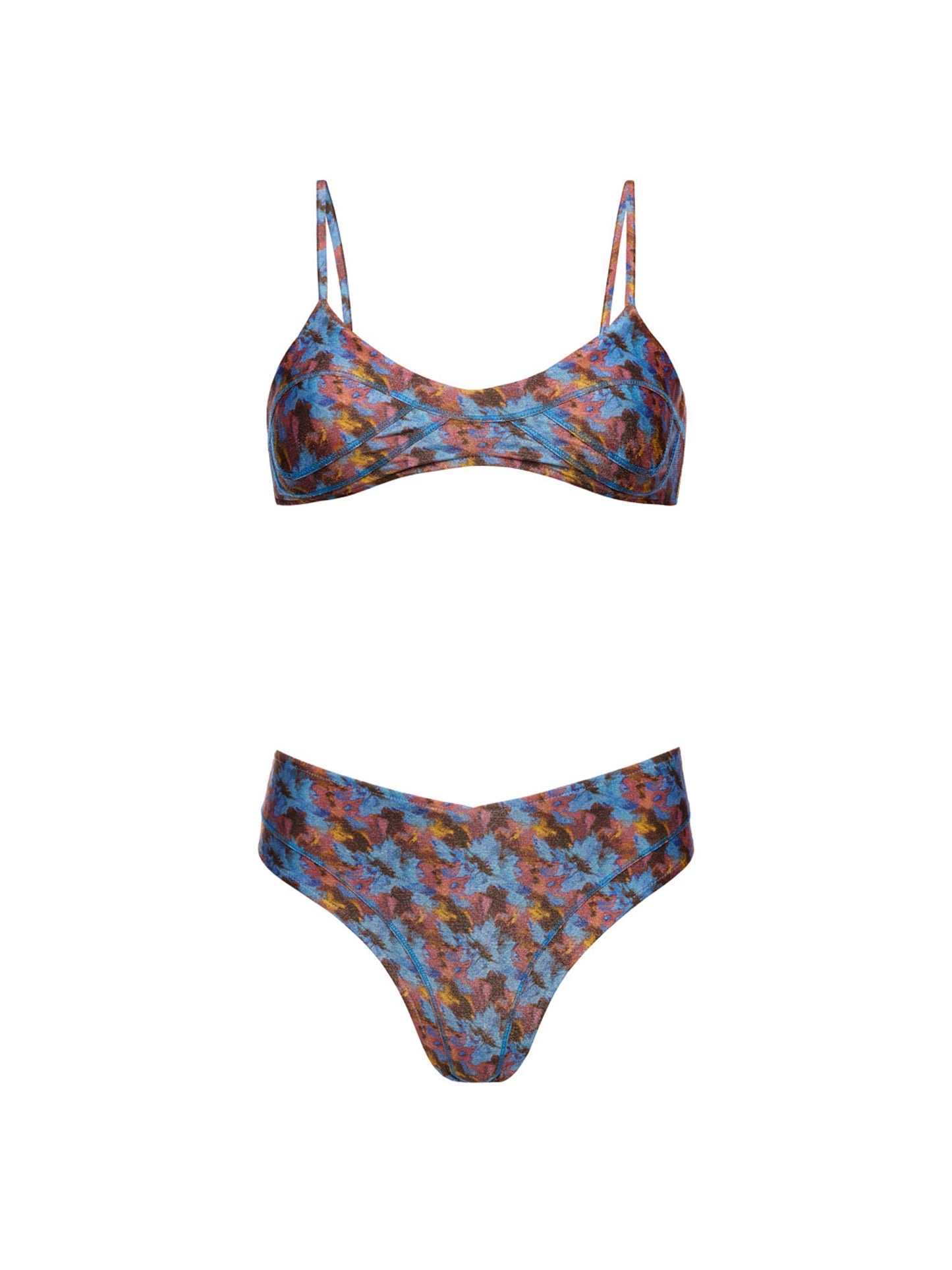CARMELA MID-WAIST | FIORE BLUE
