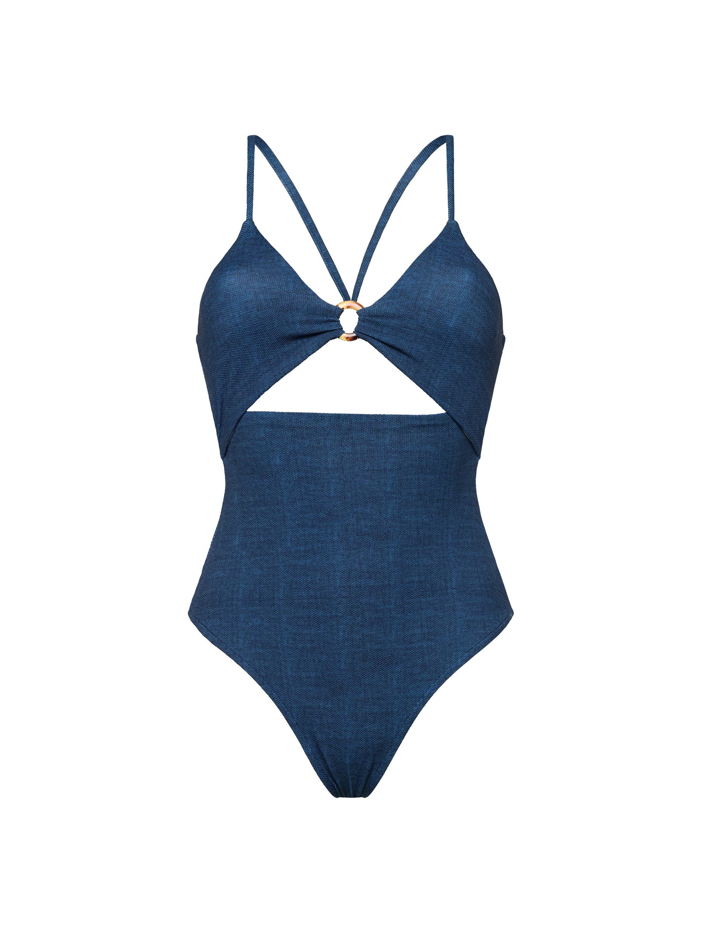 LONE STAR ONE-PIECE SWIMSUIT | BLUE DENIM