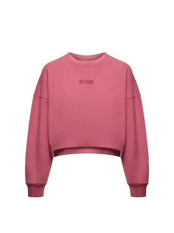 ON TRACK SWEATER | BERRY PINK