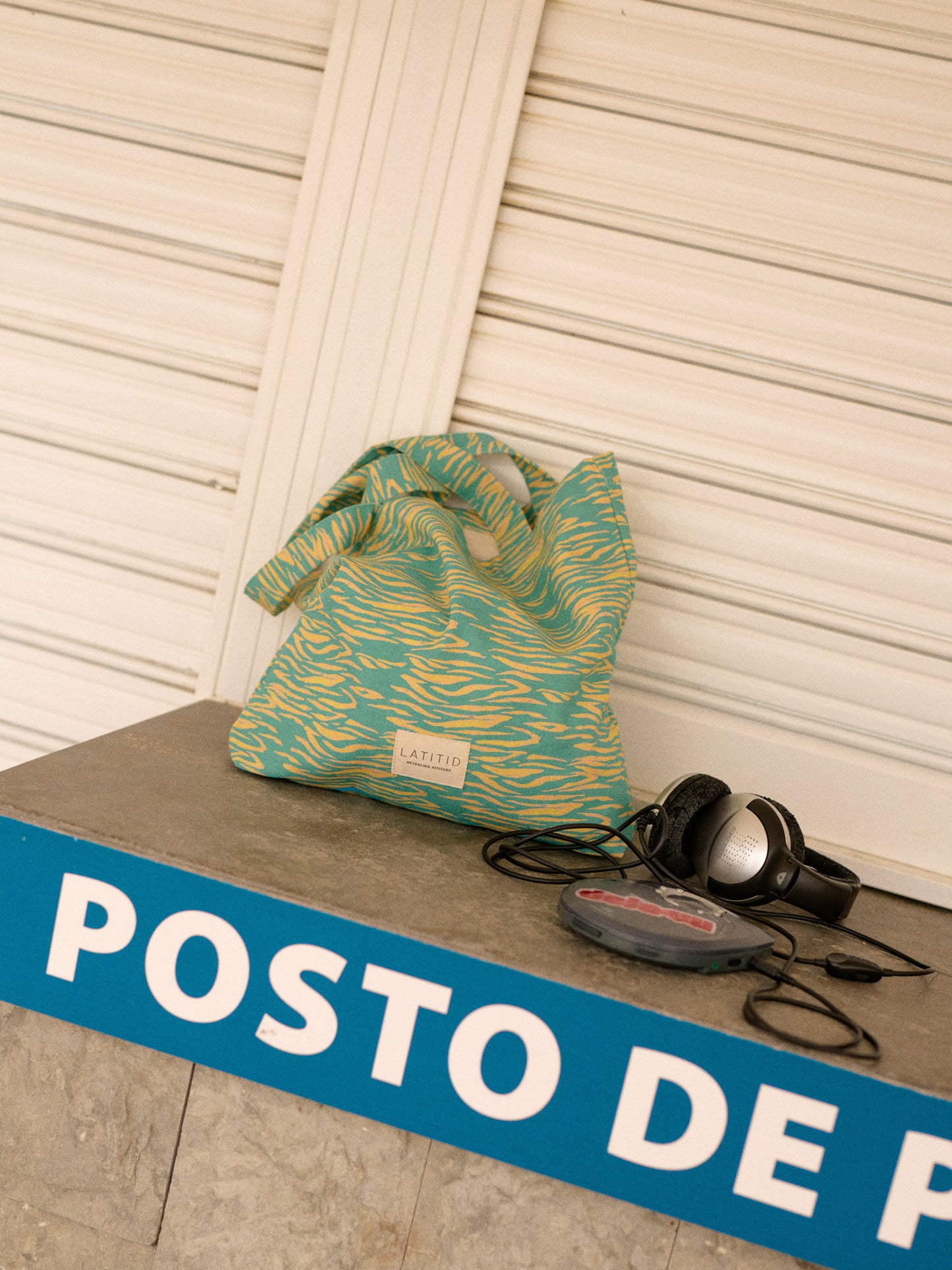 LIL' BEACH BAG | LEMONADE ZEBRA