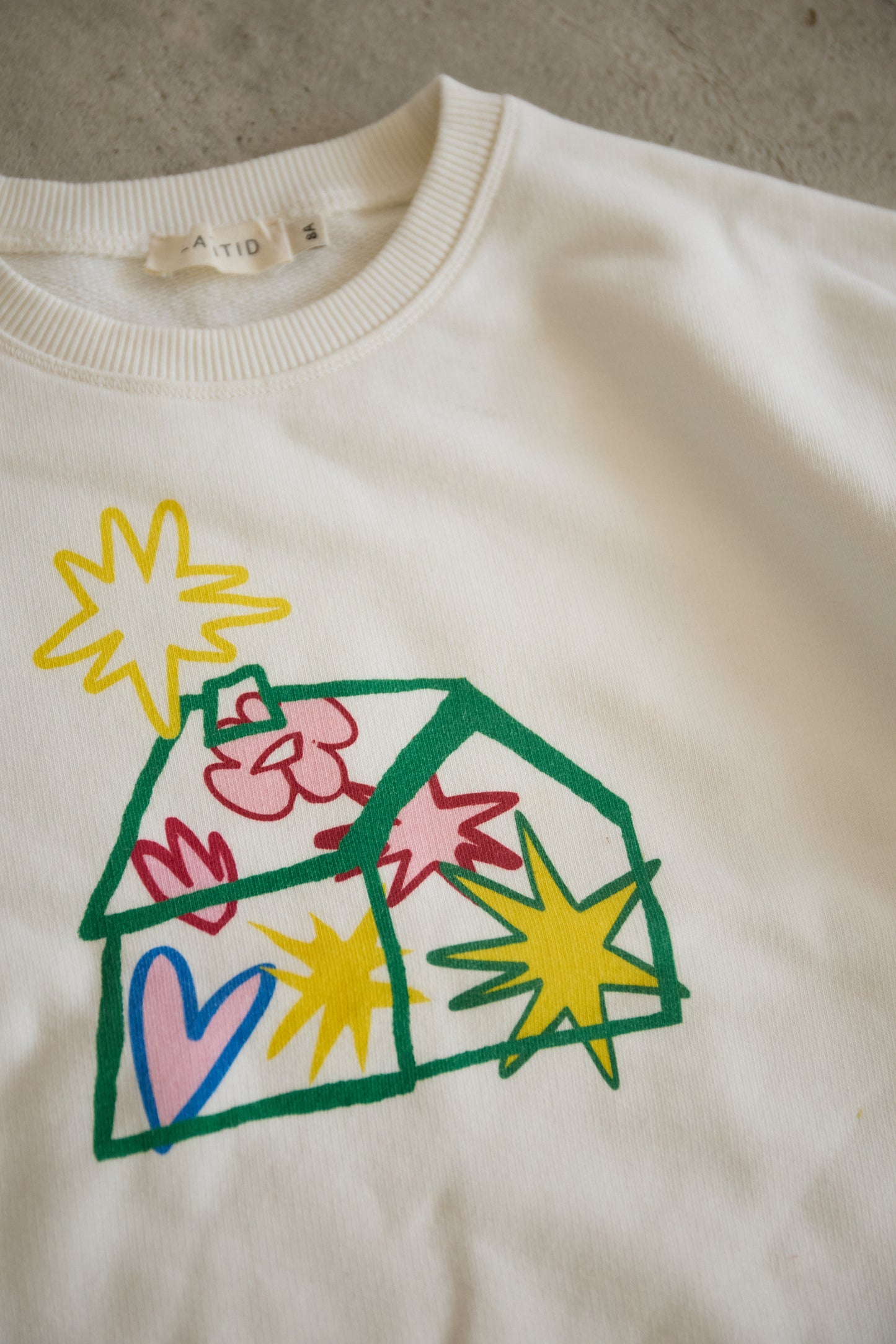 RAÍZES KIDS SWEATSHIRT | OFF-WHITE