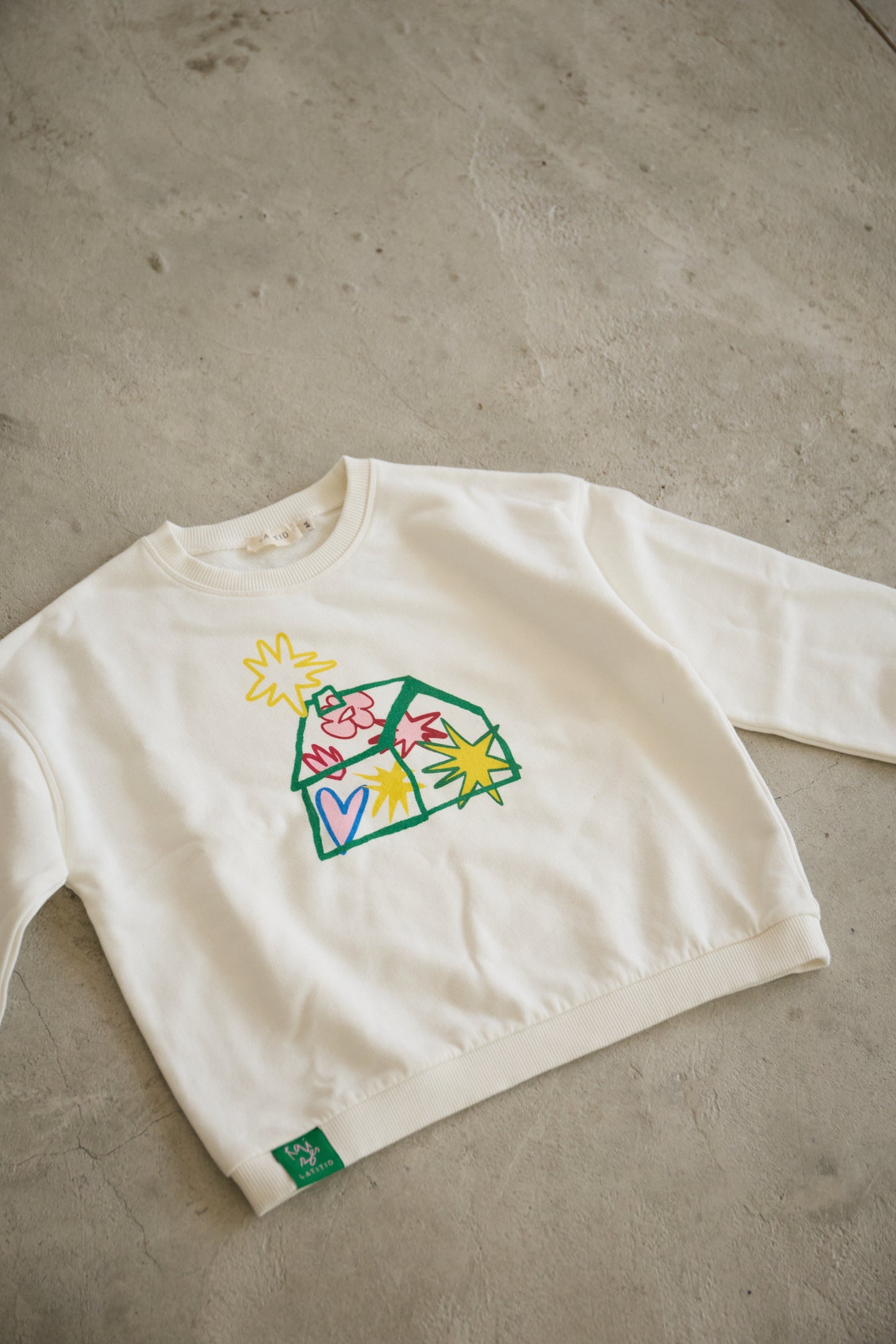 RAÍZES KIDS SWEATSHIRT | OFF-WHITE