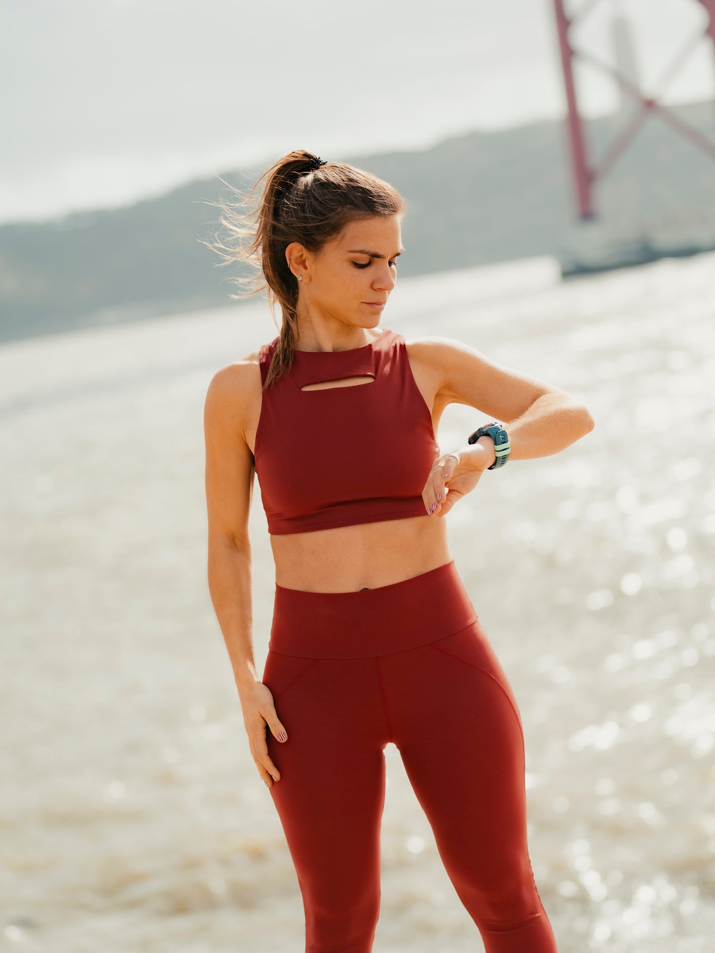 EFFORTLESS LEGGINGS | BURGUNDY