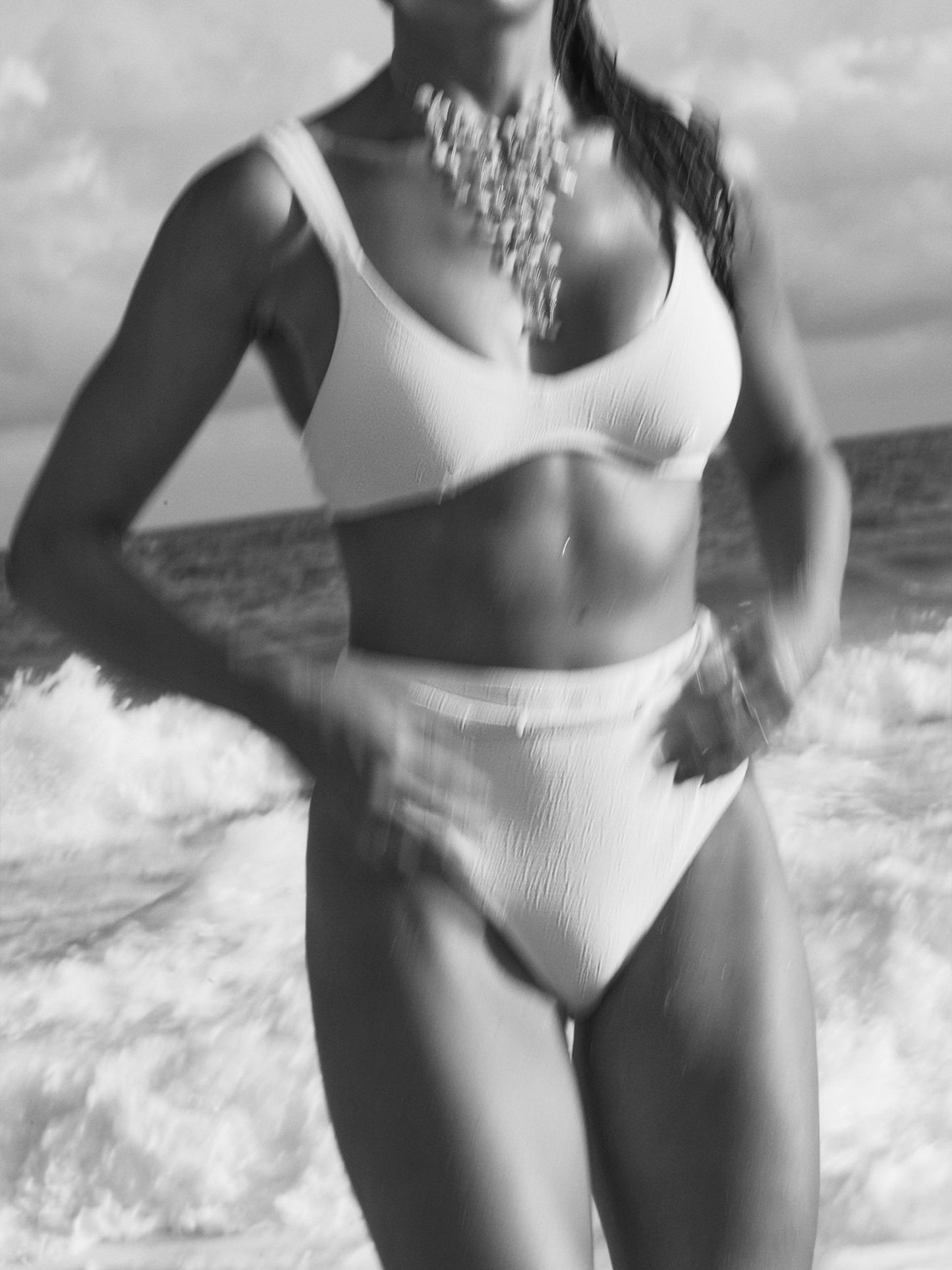 BRIDAL HIGH-WAISTED BIKINI | SALTY WHITE