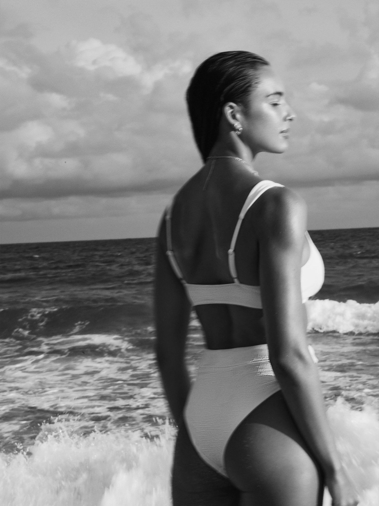BRIDAL HIGH-WAISTED BIKINI | SALTY WHITE
