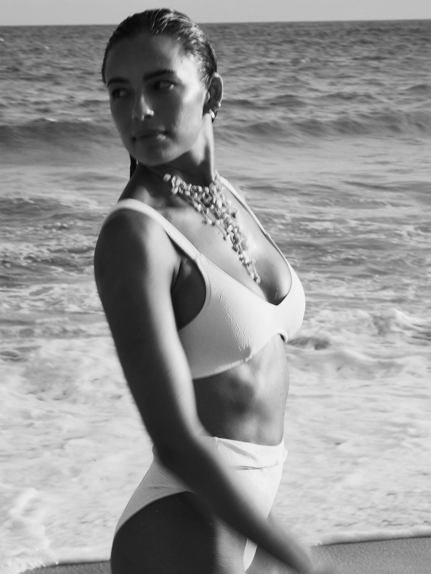 BRIDAL HIGH-WAISTED BIKINI | SALTY WHITE