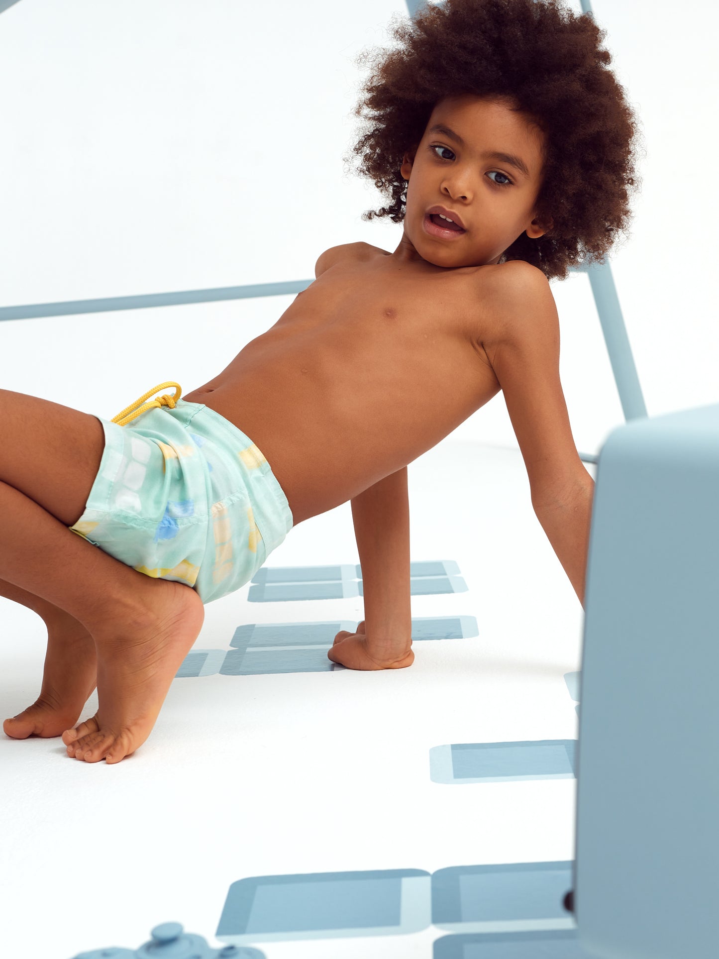MARIO BOARDSHORTS | PASTEL BLOCKS