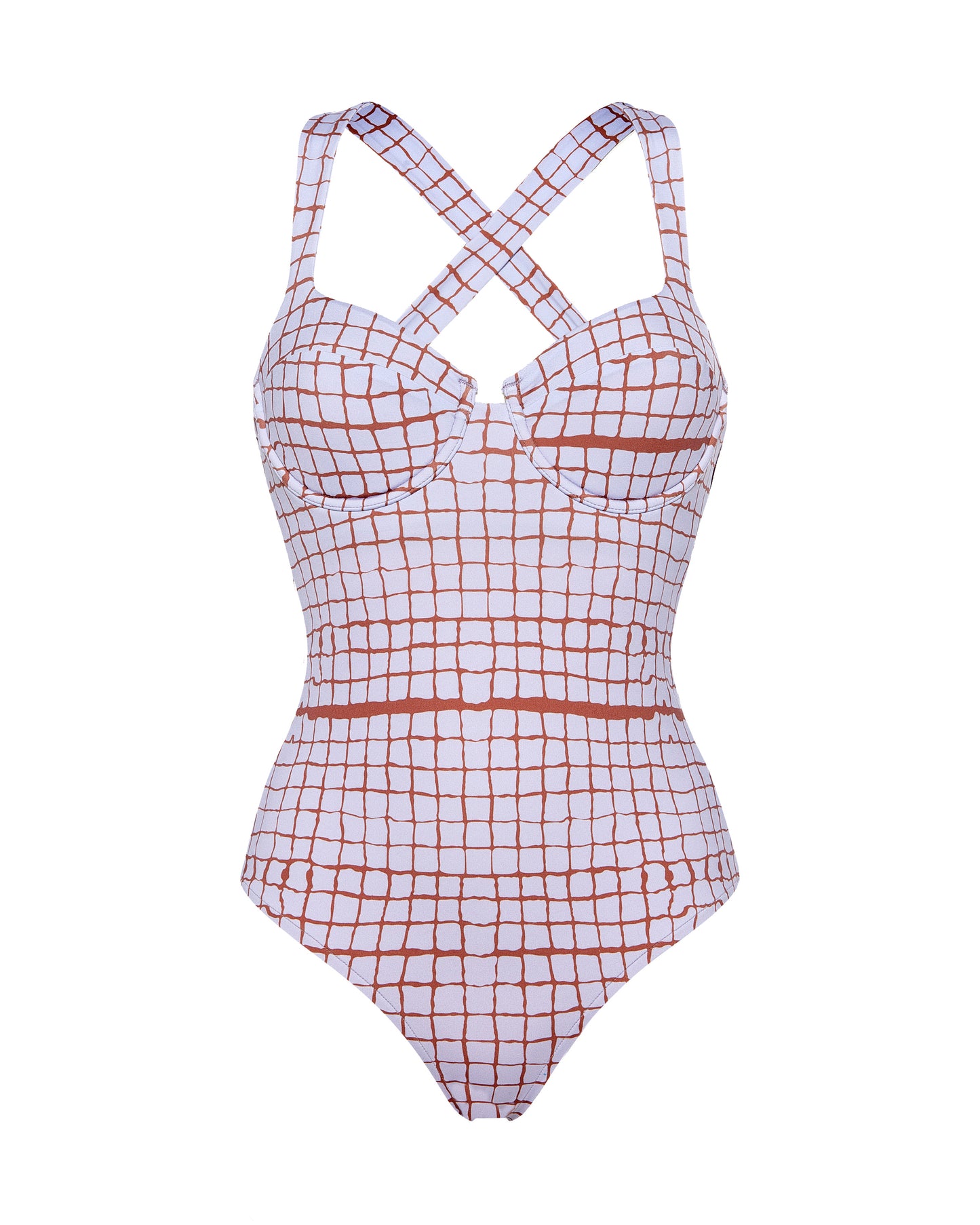 TATE SWIMSUIT | MID KAKI